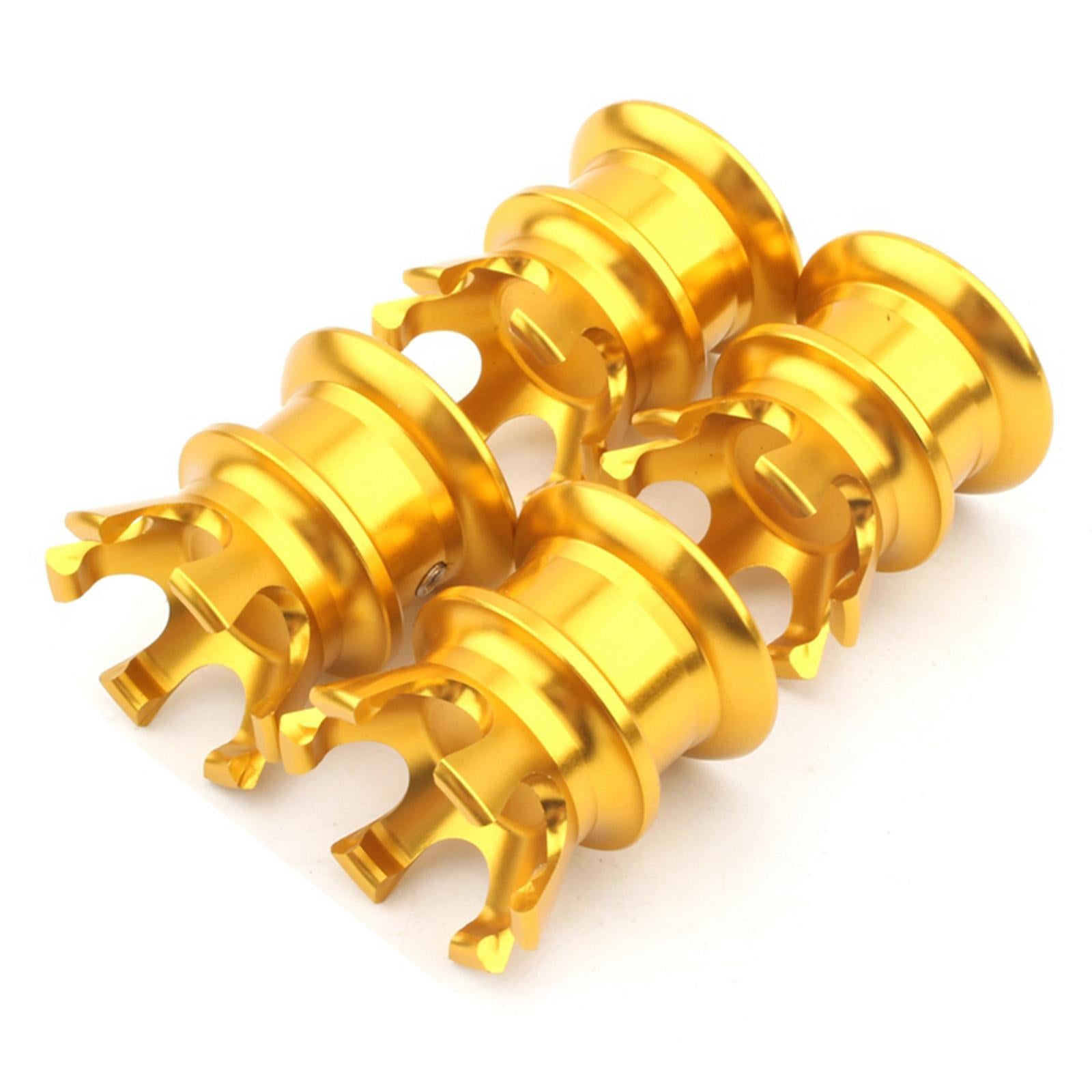 4pcs Head Bolt Nut Covers Caps for all Twin Cam models 1999-Later golden