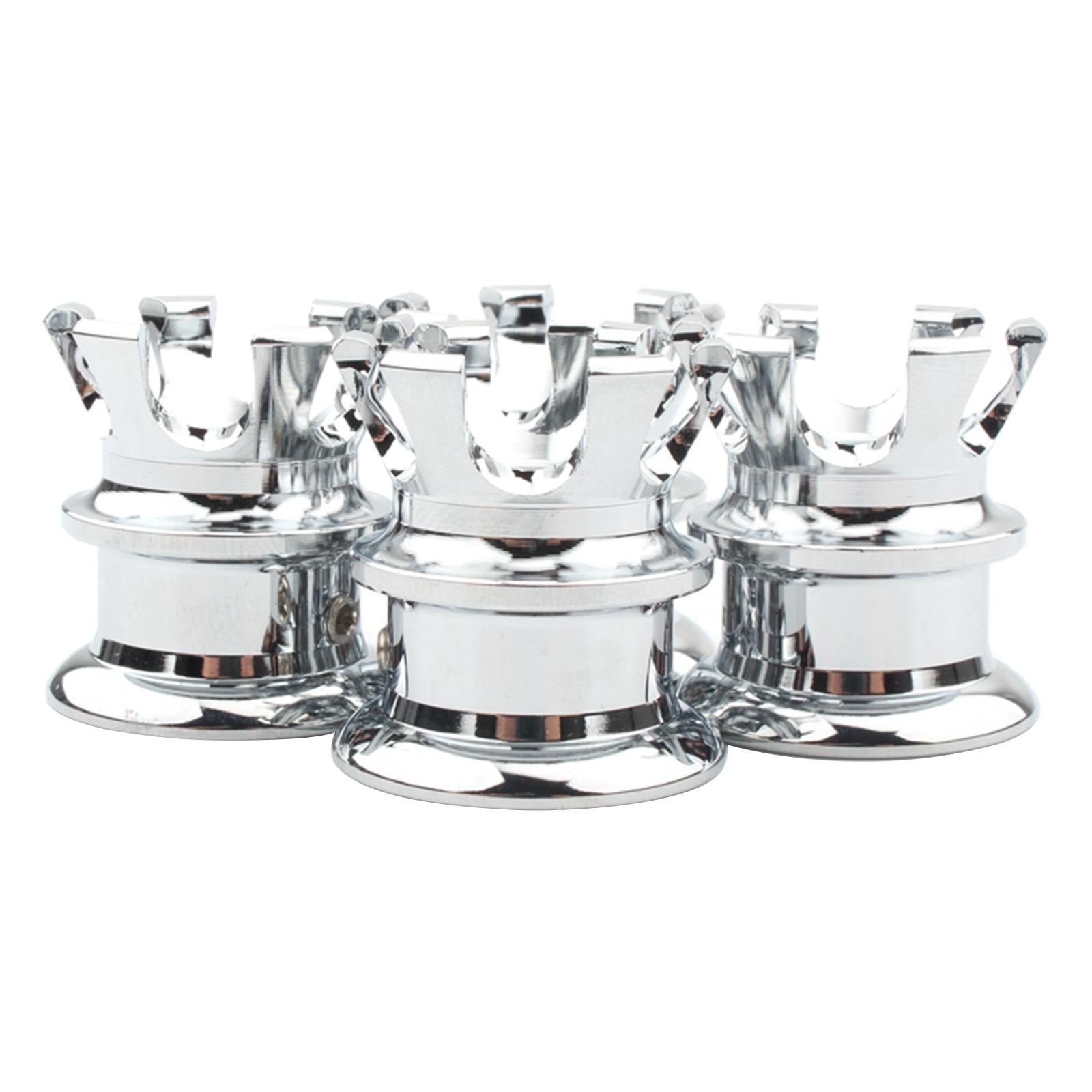 4pcs Head Bolt Nut Covers Caps for all Twin Cam models 1999-Later silver