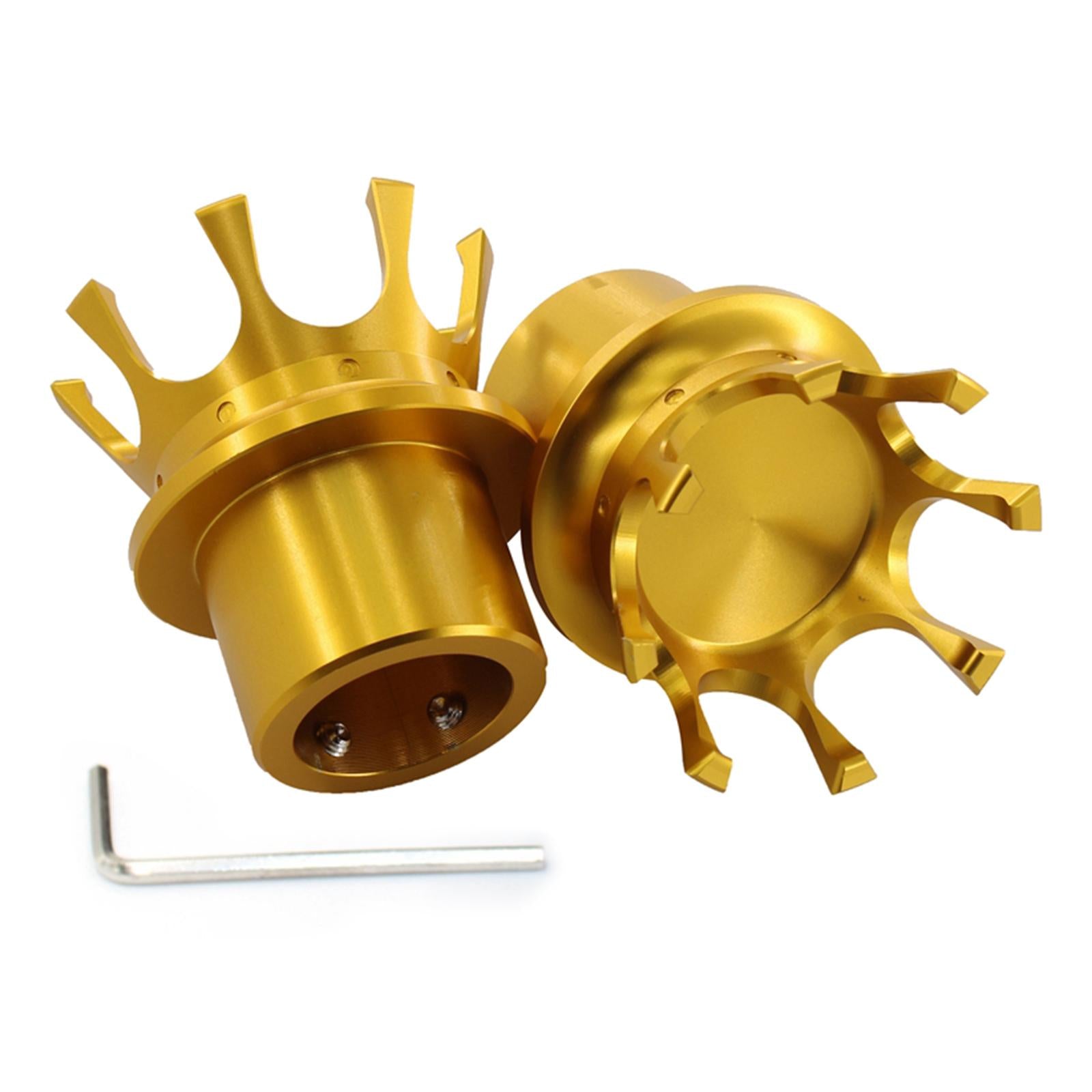 Motorcycle Front Axle Nut Cover Bolt Cap For Harley XL 883 1200 Gold