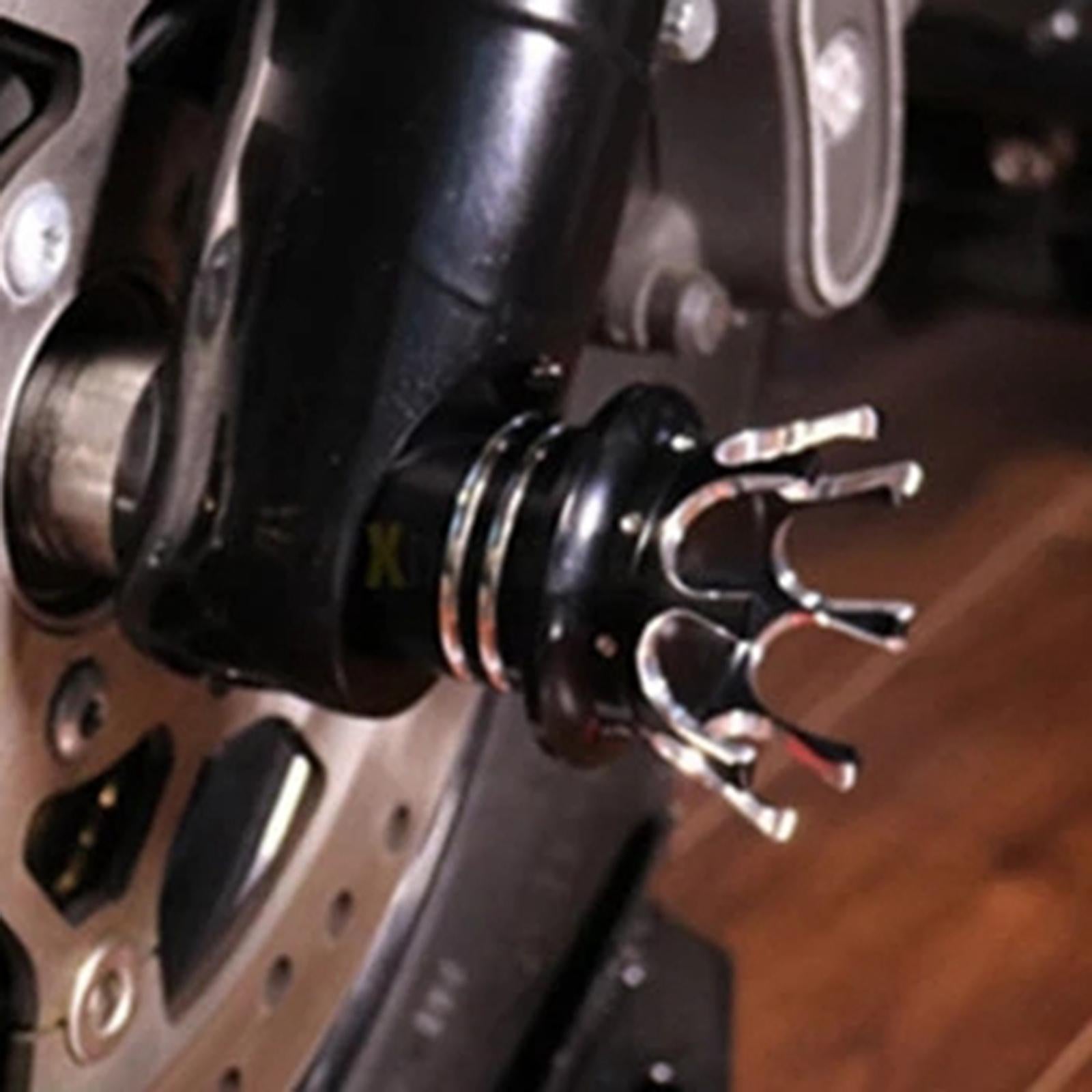 Motorcycle Front Axle Nut Cover Bolt Cap For Harley XL 883 1200 Black