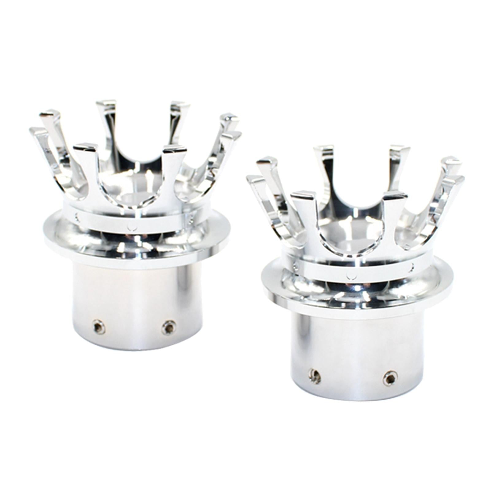 Motorcycle Front Axle Nut Cover Bolt Cap For Harley XL 883 1200 Silver