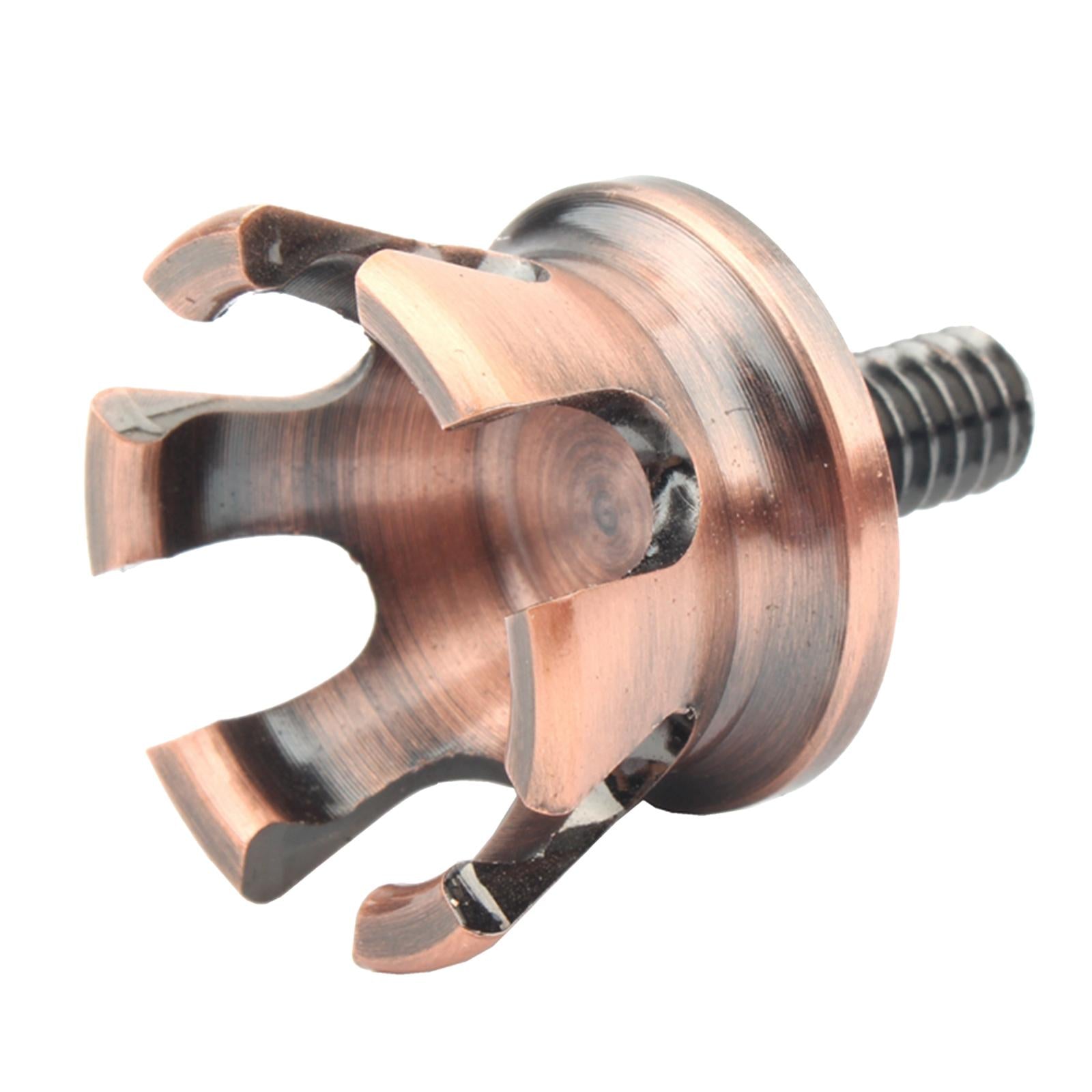 Motorcycle 1/4 Crown Style Aluminum Seat Screw Bolts for Harleys Bronze"