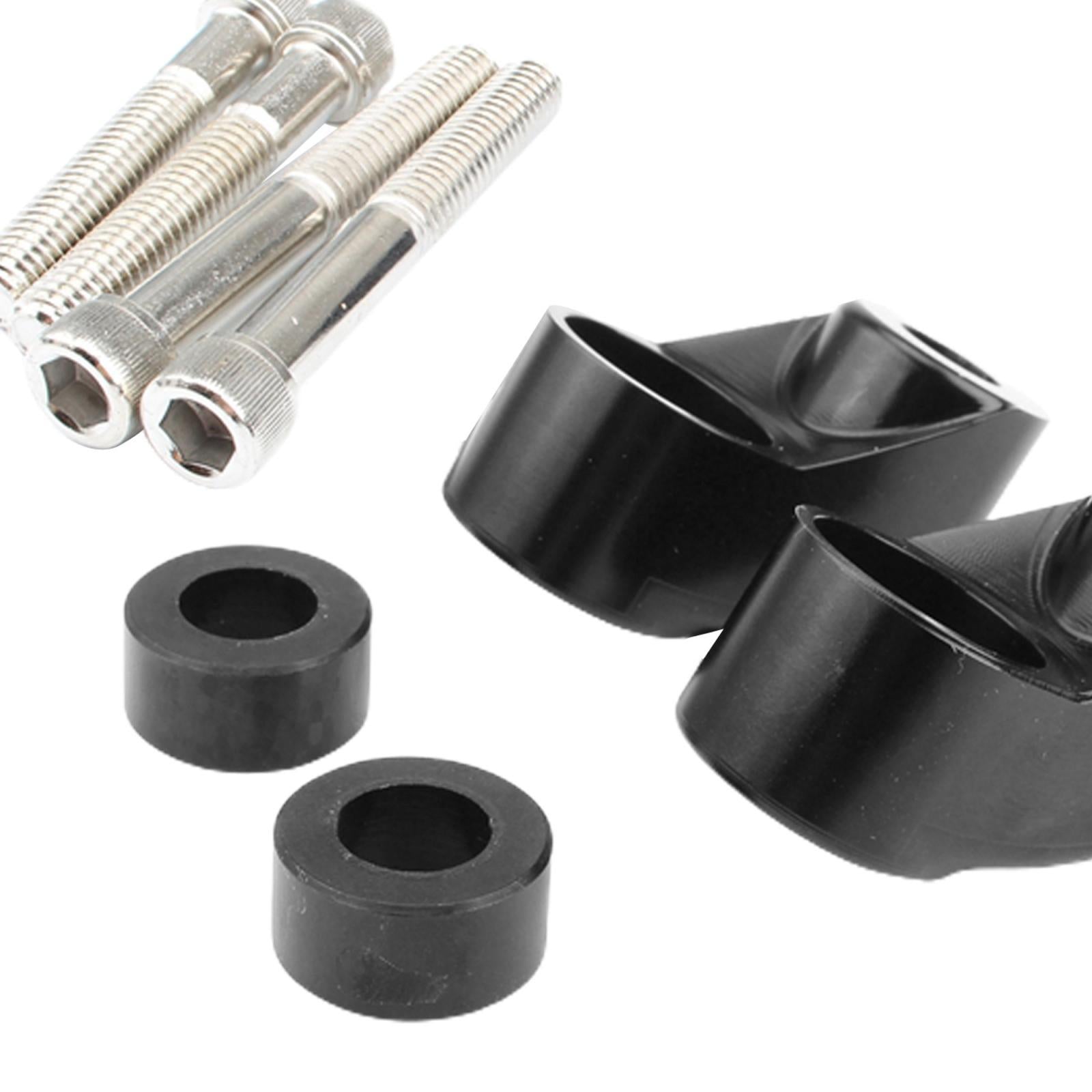 39MM/49MM Front Turn Signal Relocation For Harley FXR Sportster Black