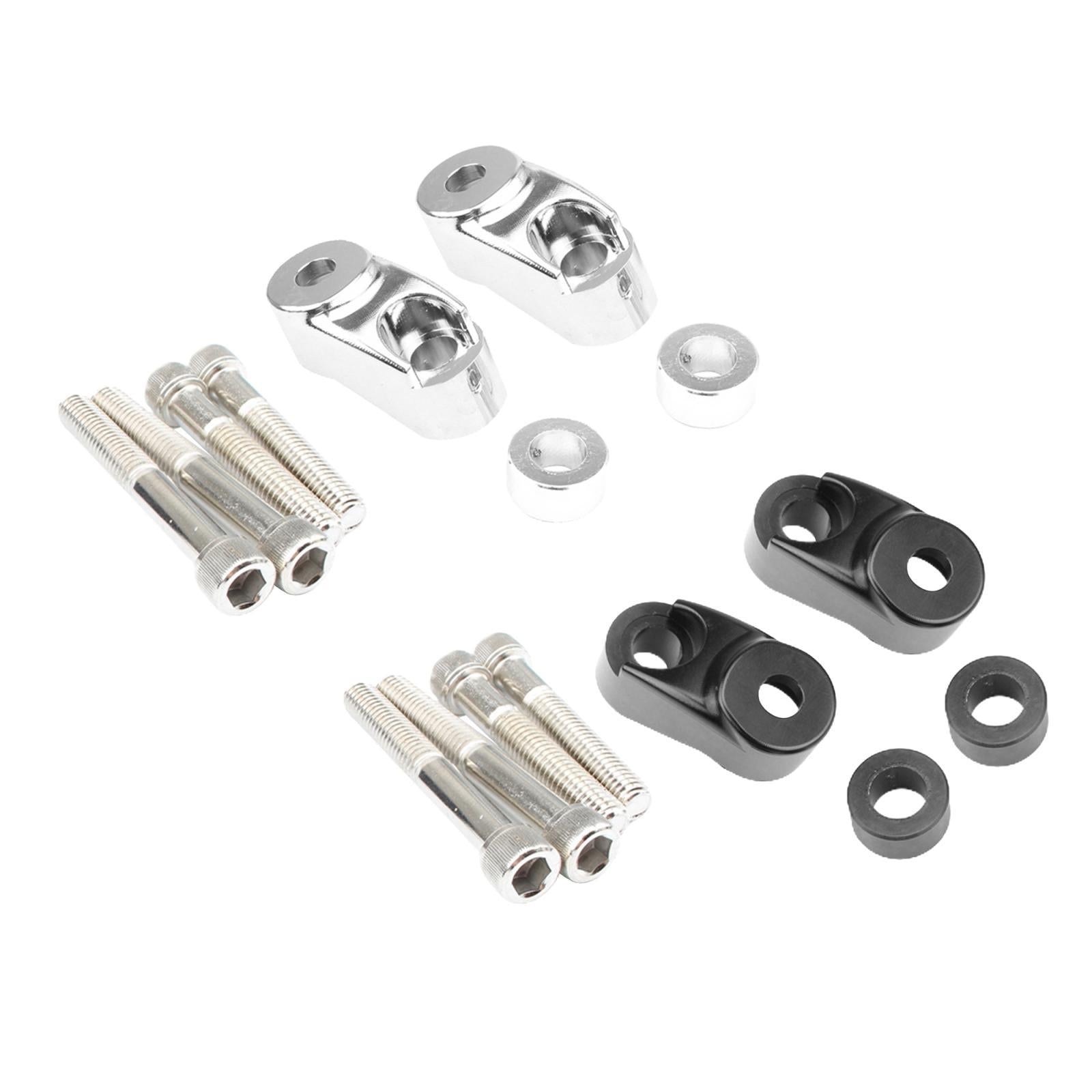 39MM/49MM Front Turn Signal Relocation For Harley FXR Sportster Black