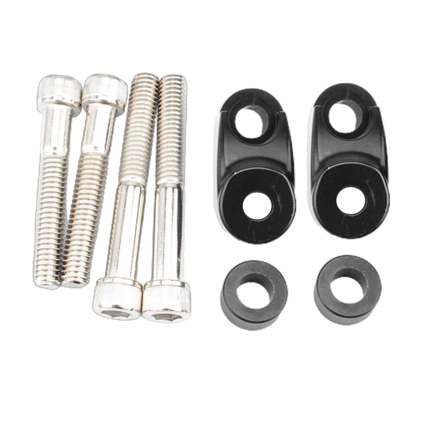 39MM/49MM Front Turn Signal Relocation For Harley FXR Sportster Black