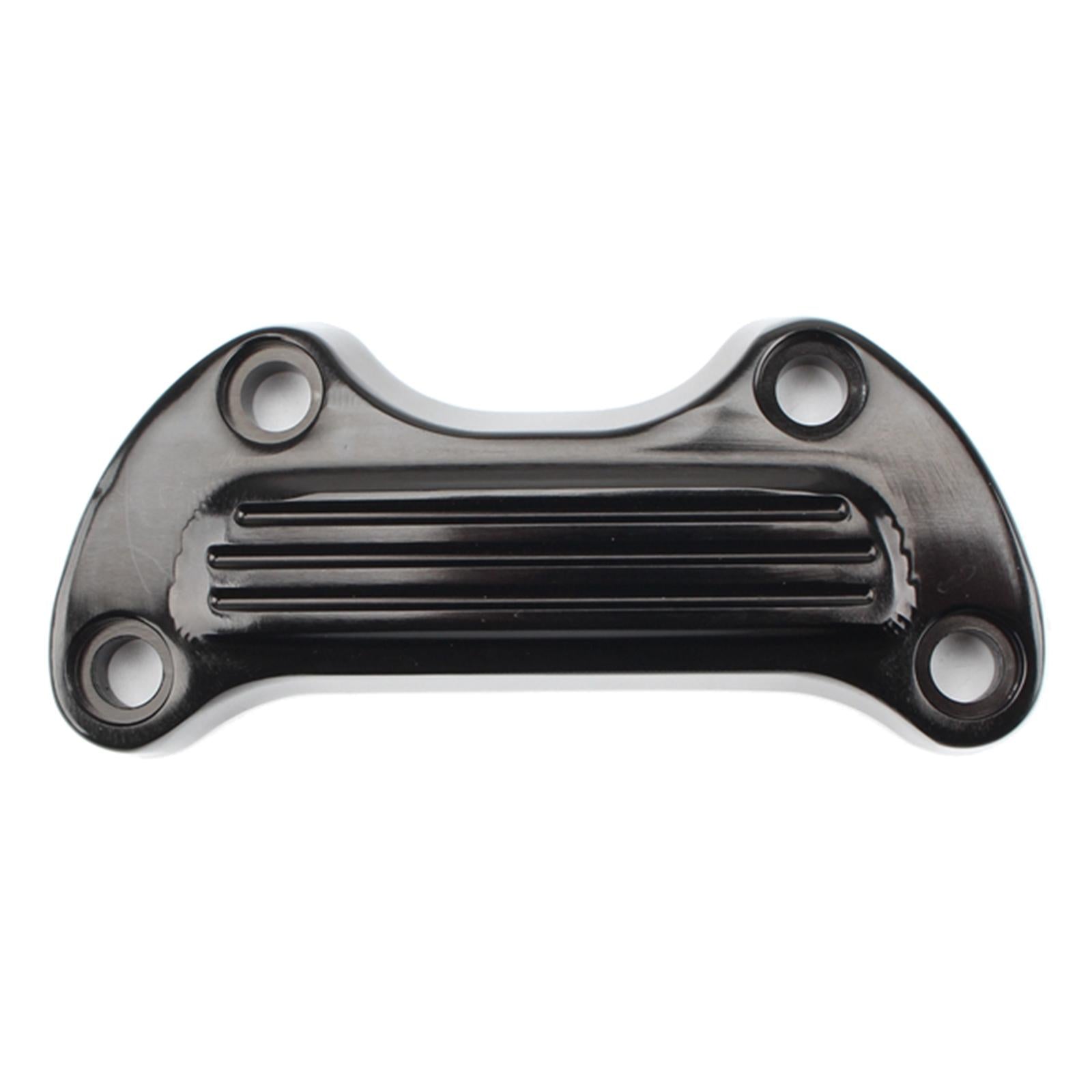 Handlebar Riser Mount Top Clamp Bar Cover for Harley Touring Black