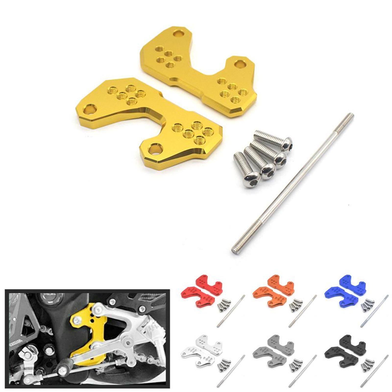 Rearsets Base Foot Pegs Back Raise Bracket for Yamaha R3 R25 MT03 Blue