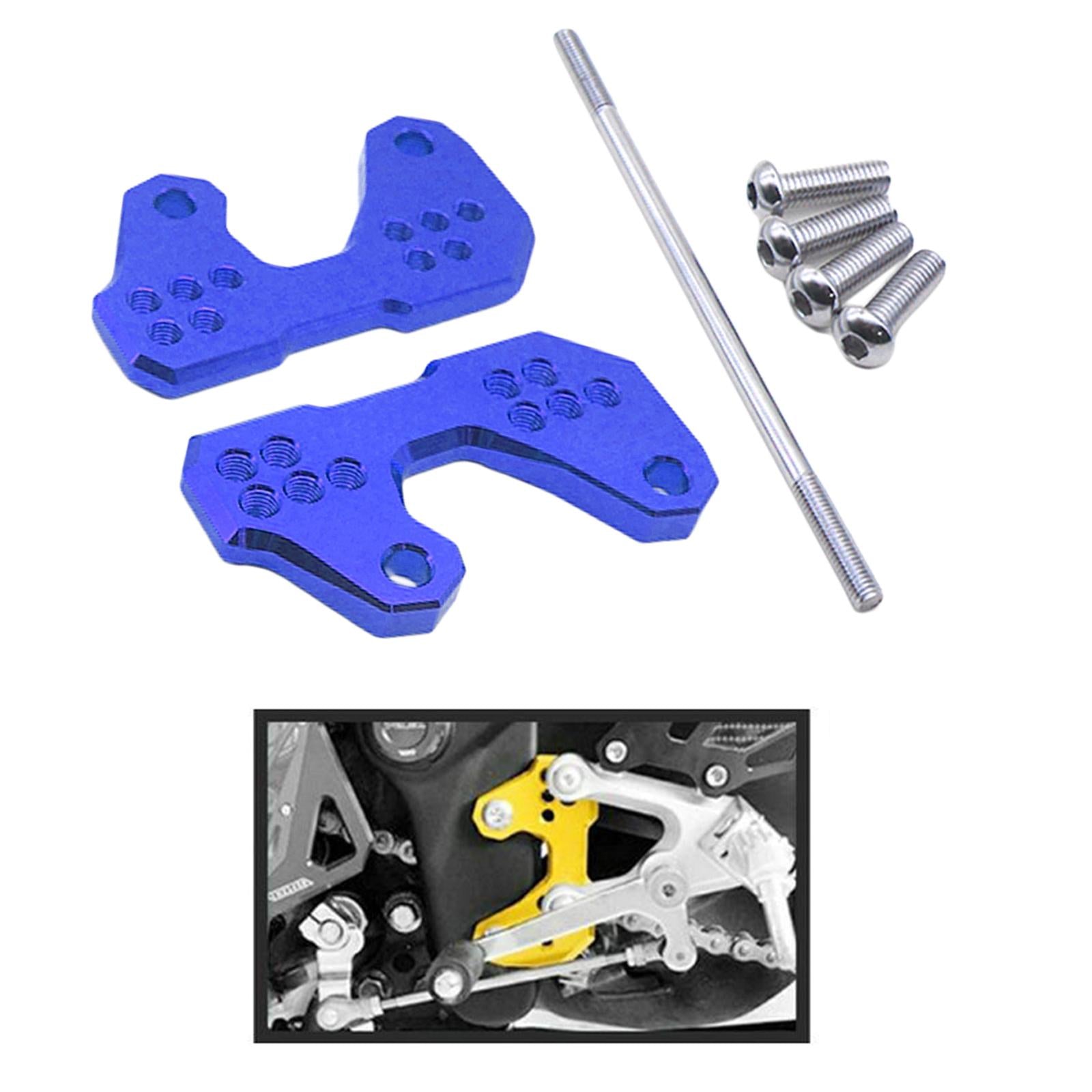 Rearsets Base Foot Pegs Back Raise Bracket for Yamaha R3 R25 MT03 Blue