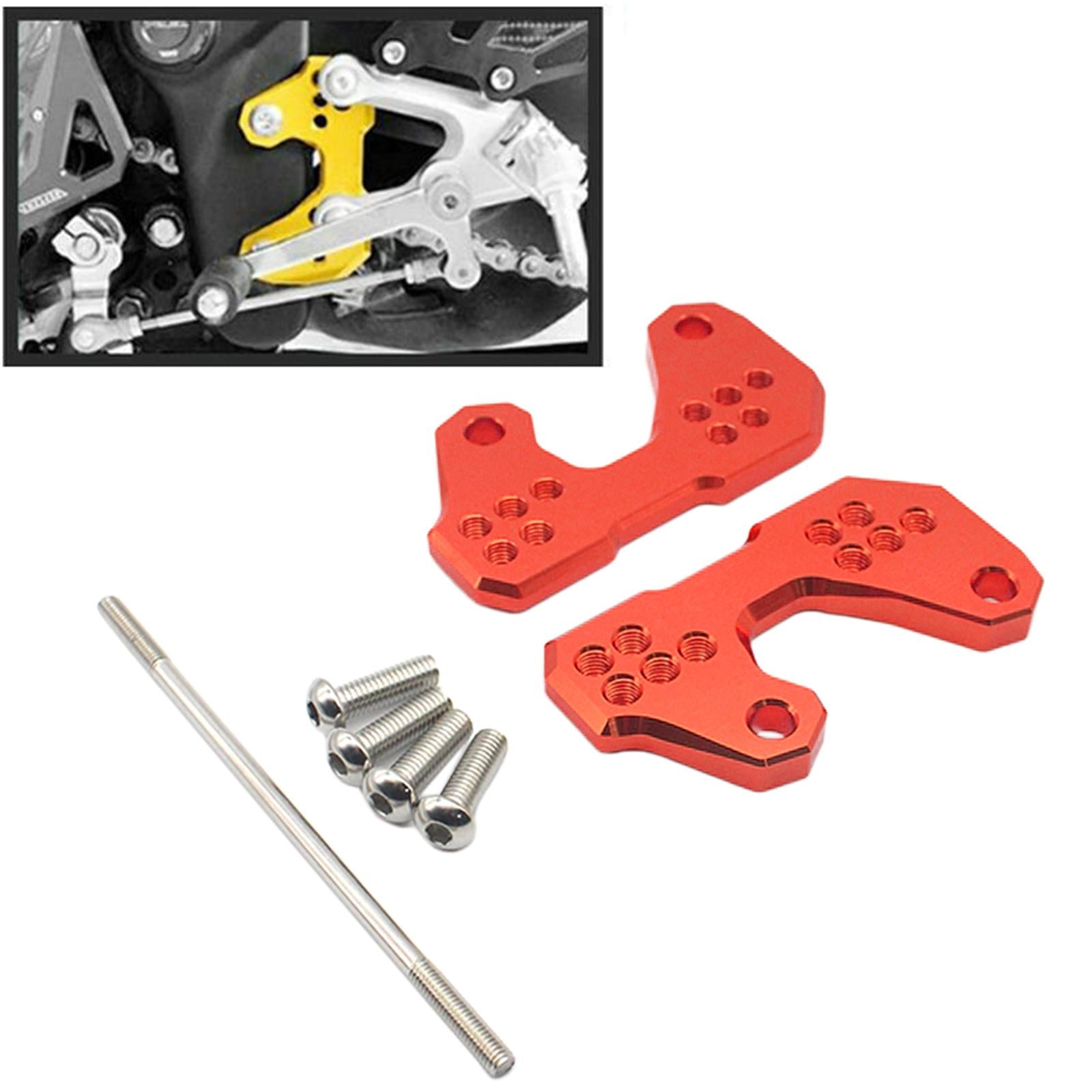 Rearsets Base Foot Pegs Back Raise Bracket for Yamaha R3 R25 MT03 Red