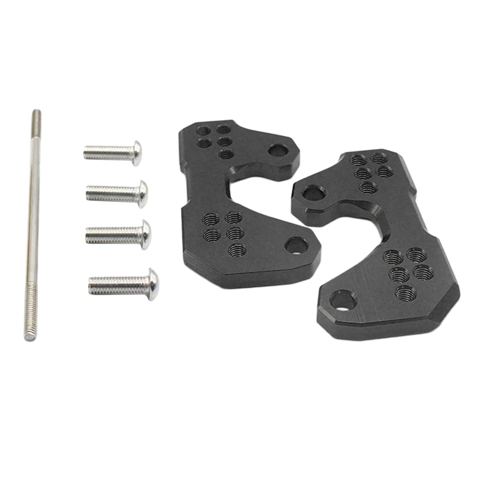 Rearsets Base Foot Pegs Back Raise Bracket for Yamaha R3 R25 MT03 Black