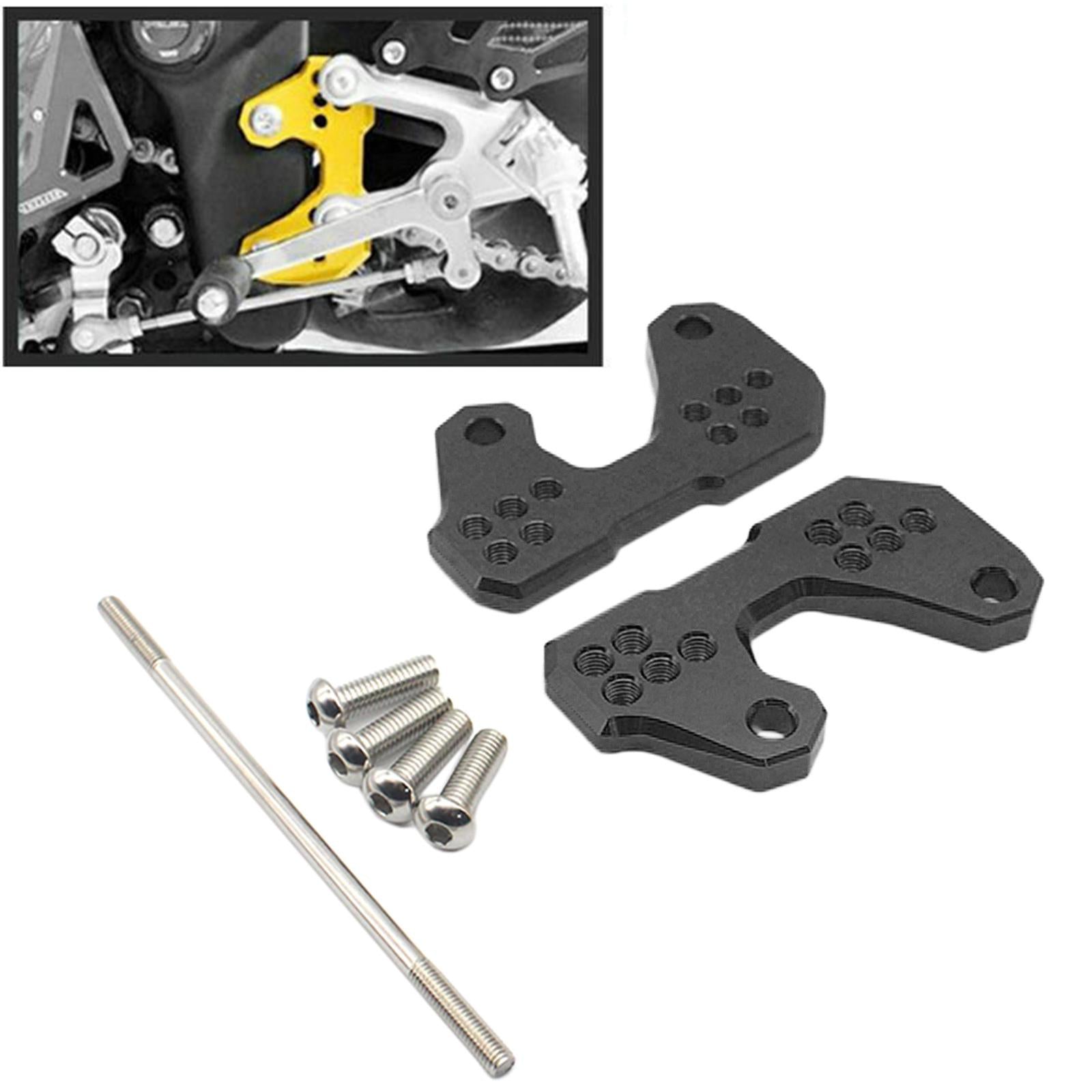 Rearsets Base Foot Pegs Back Raise Bracket for Yamaha R3 R25 MT03 Black
