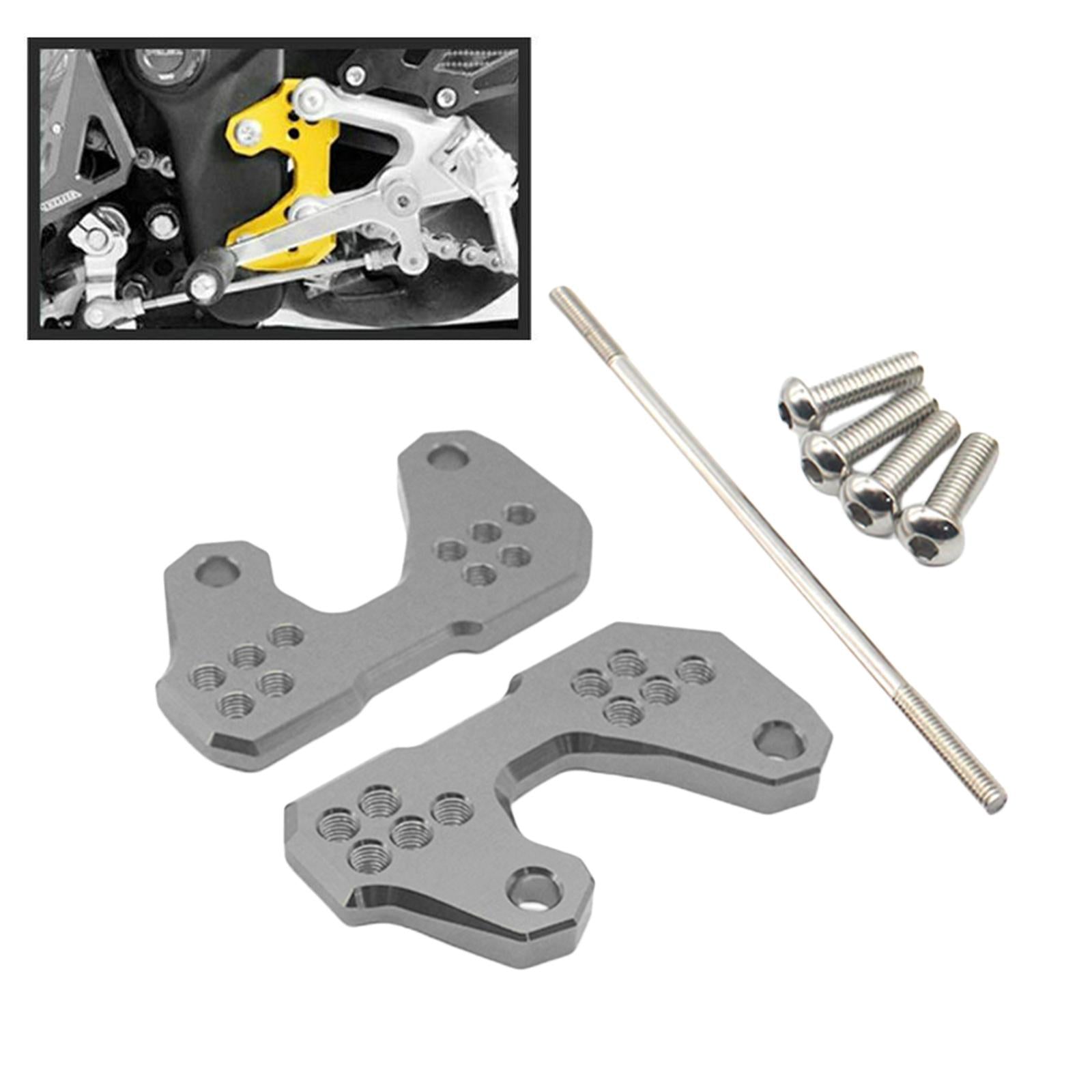 Rearsets Base Foot Pegs Back Raise Bracket for Yamaha R3 R25 MT03 Titanium