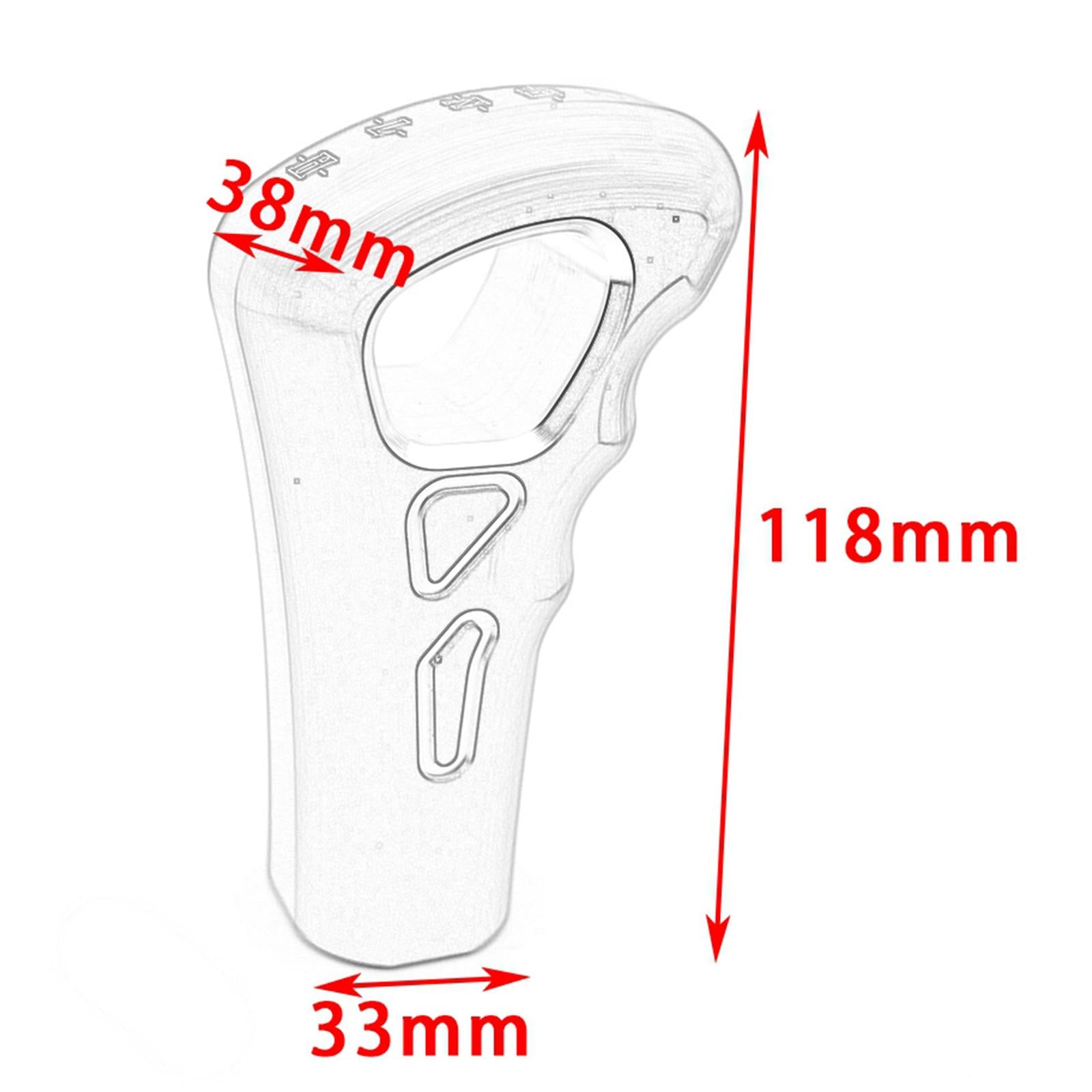 Gear Shift Knob Shifter Lever Stick for Polaris RZR 570 900 RS1 ACE Red