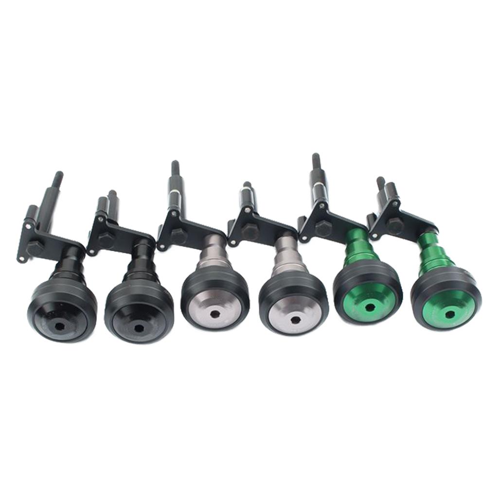 Frame Slider Fairing Guard Crash Pads Protector For Kawasaki Green