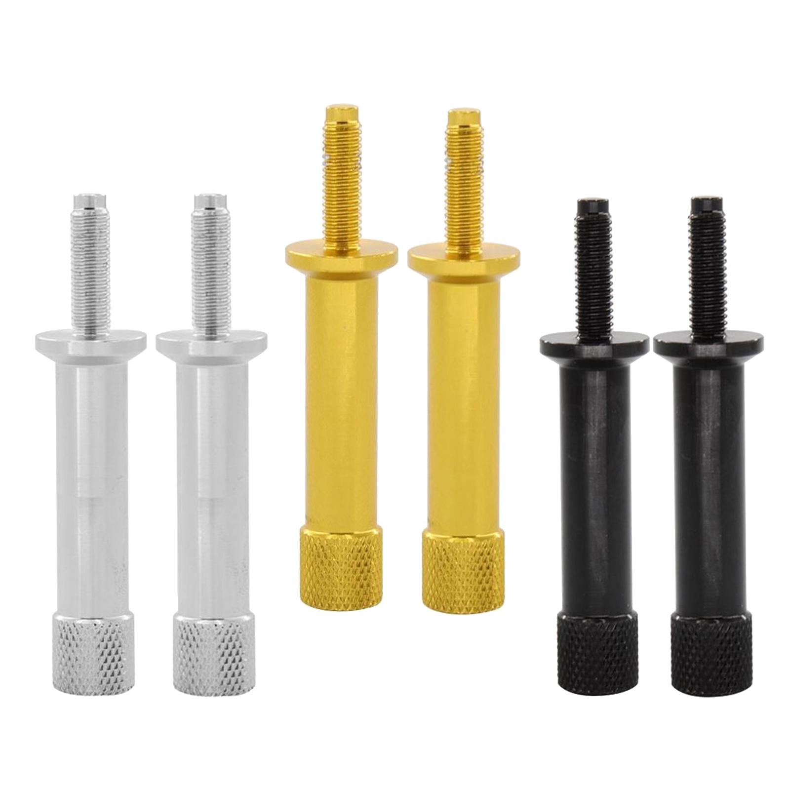 2Pieces Quick Release Tool Free Seat Bolts Aluminum for Triumph Scrambler Gold