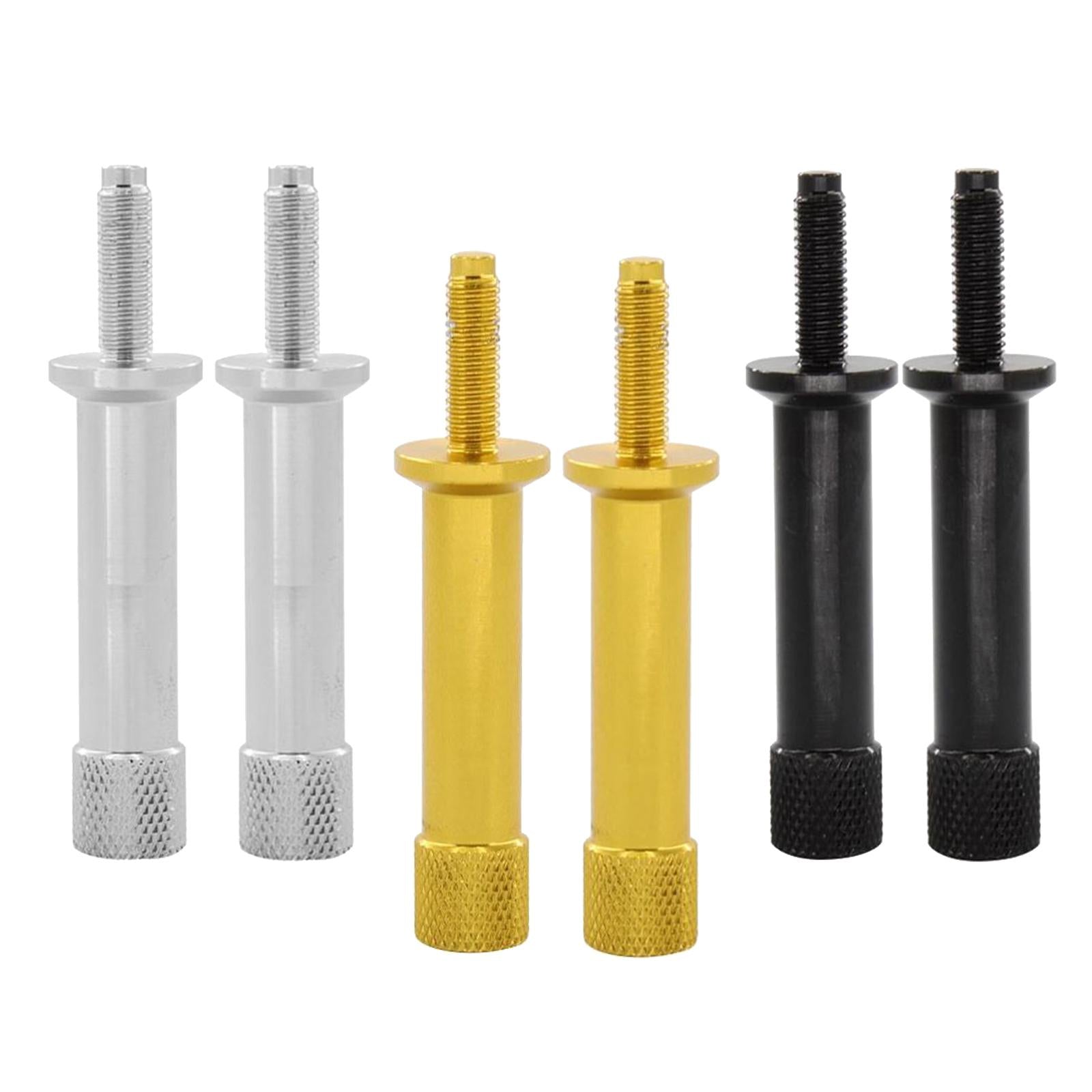 2Pieces Quick Release Tool Free Seat Bolts Aluminum for Triumph Scrambler Silver