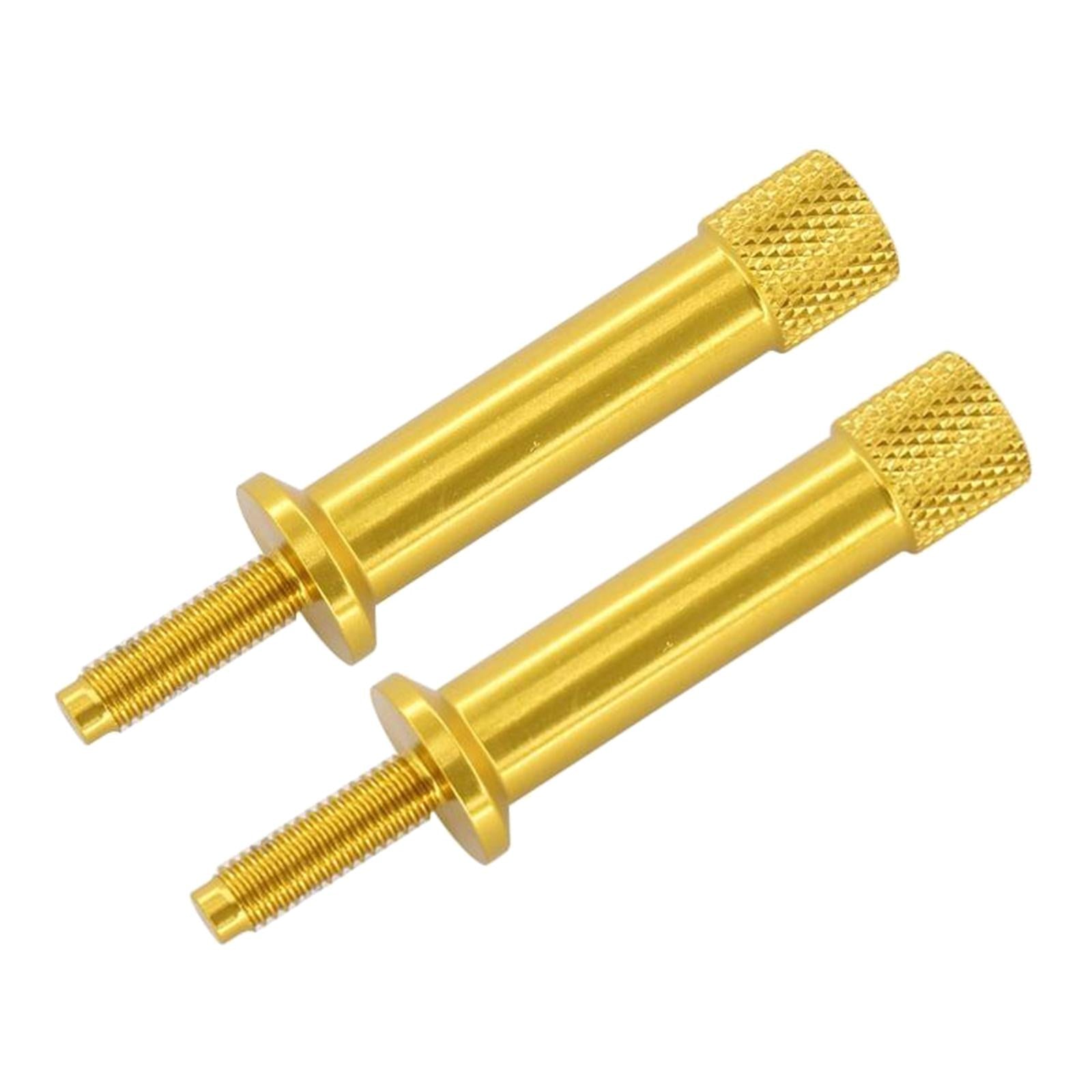 2Pieces Quick Release Tool Free Seat Bolts Aluminum for Triumph Scrambler Silver