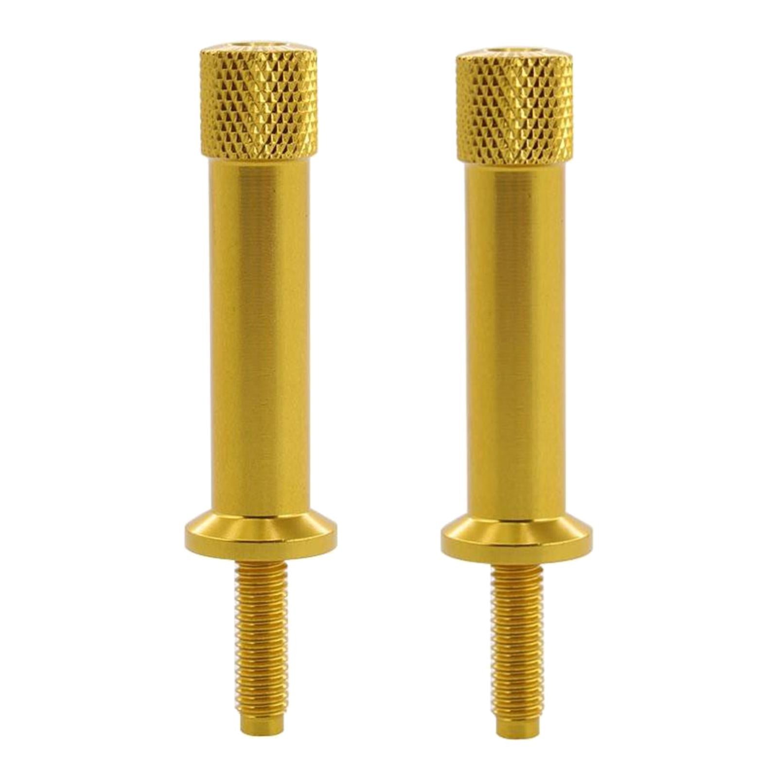 2Pieces Quick Release Tool Free Seat Bolts Aluminum for Triumph Scrambler Silver