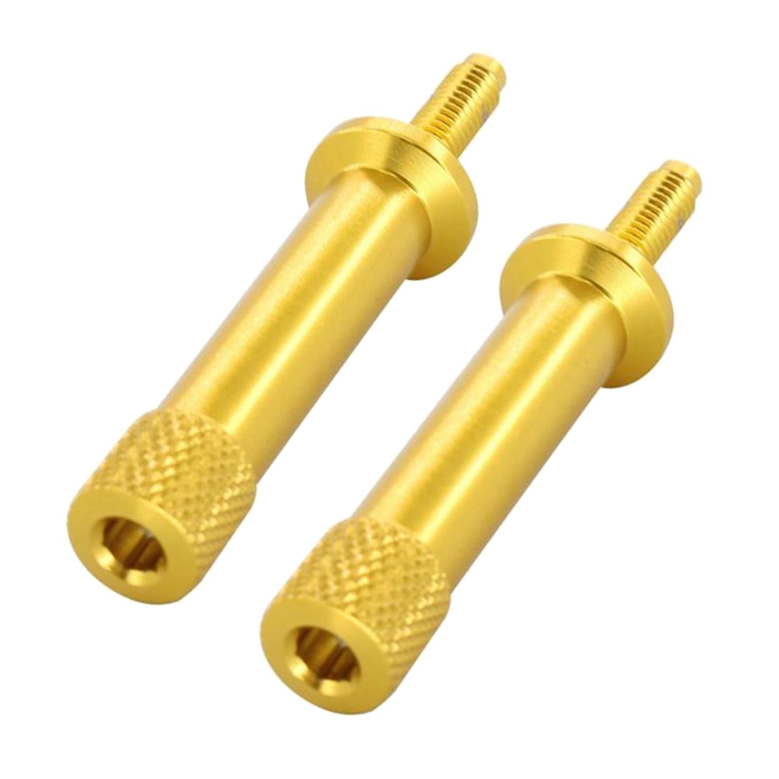 2Pieces Quick Release Tool Free Seat Bolts Aluminum for Triumph Scrambler Silver