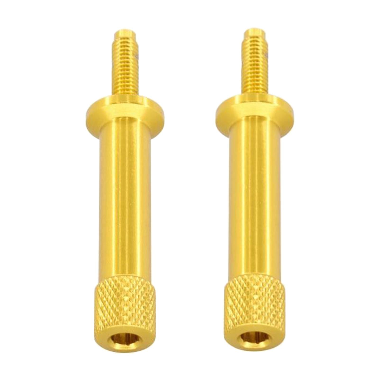 2Pieces Quick Release Tool Free Seat Bolts Aluminum for Triumph Scrambler Silver
