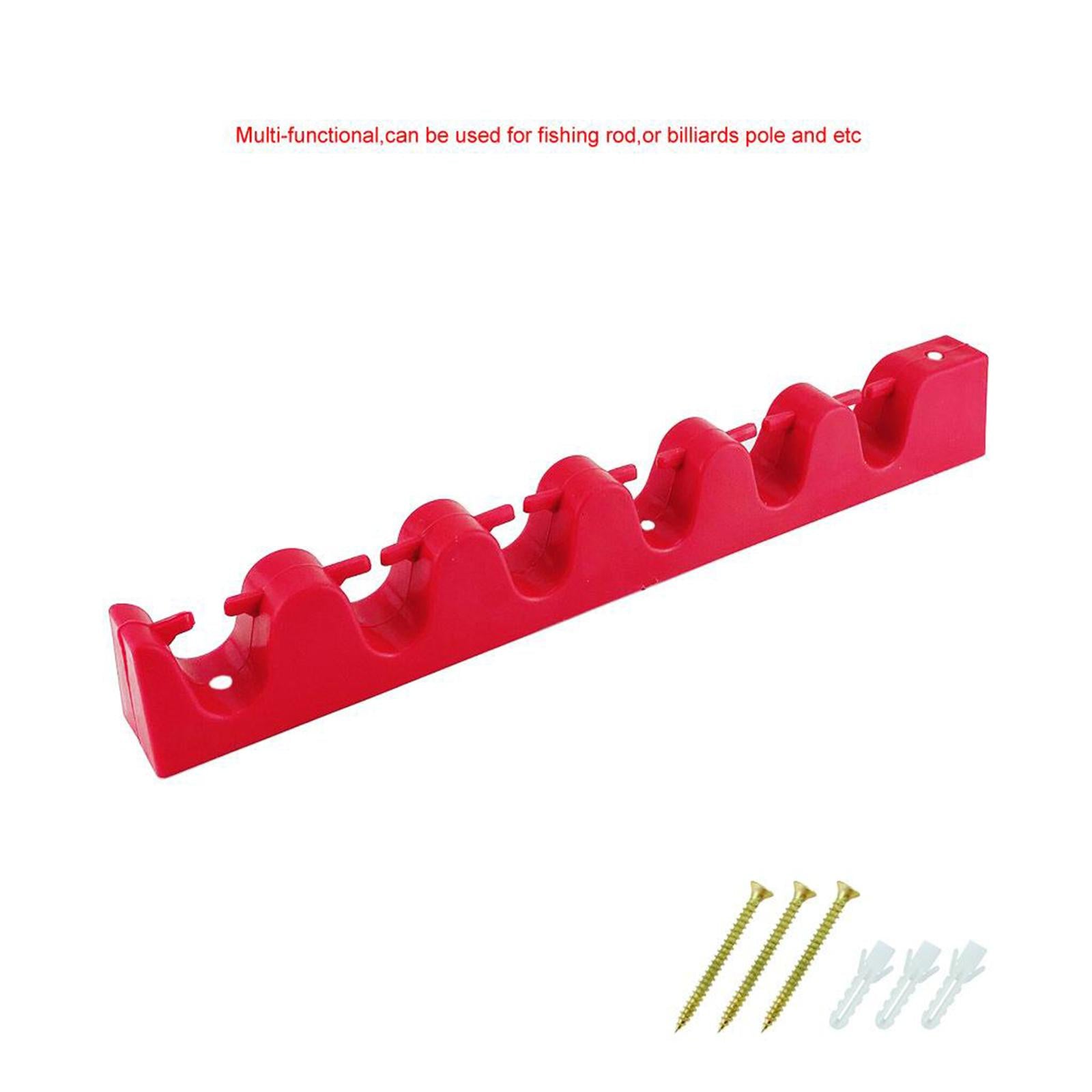 Professional Wall Mount Fishing Rod Rack for Garage Fishing Gear Basement