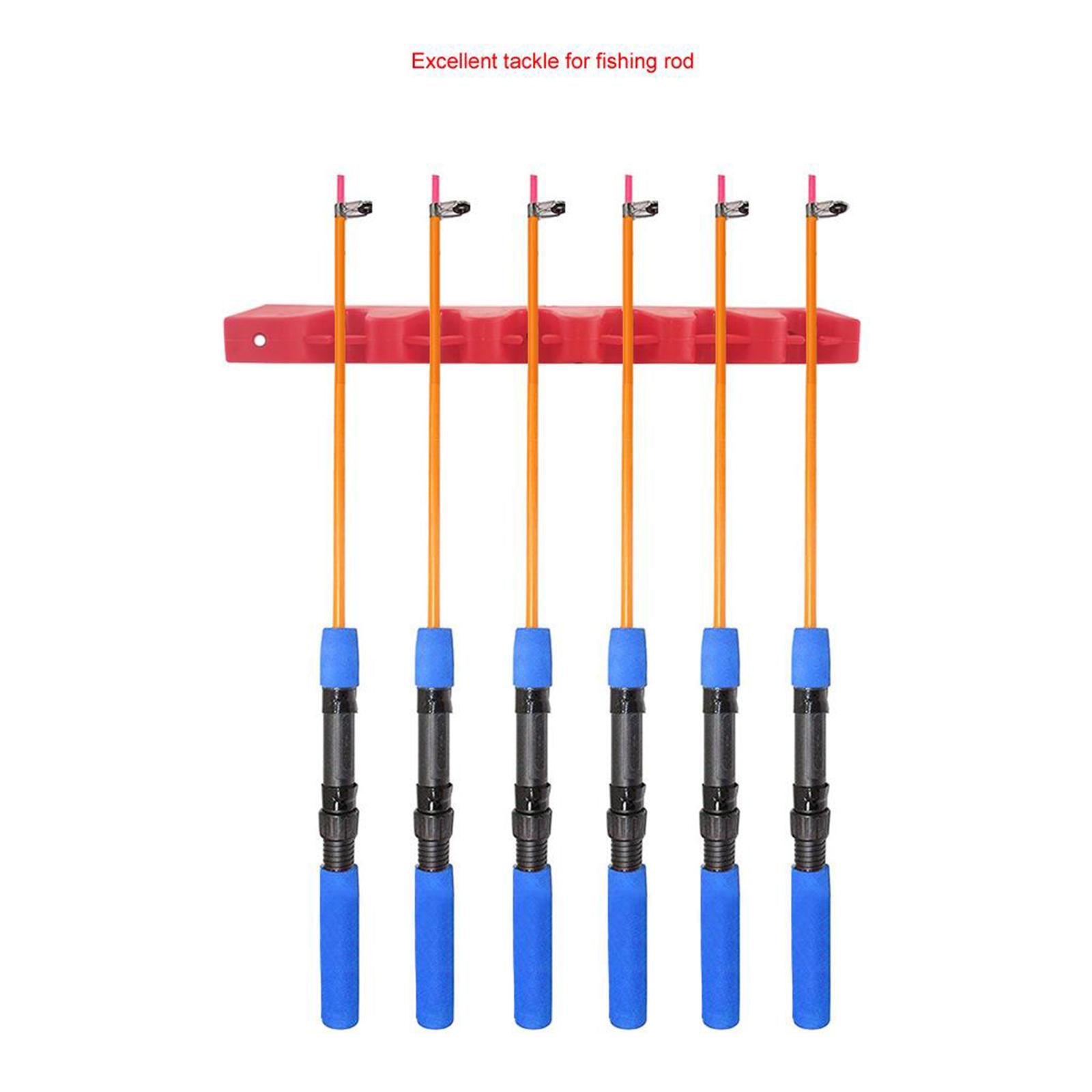 Professional Wall Mount Fishing Rod Rack for Garage Fishing Gear Basement