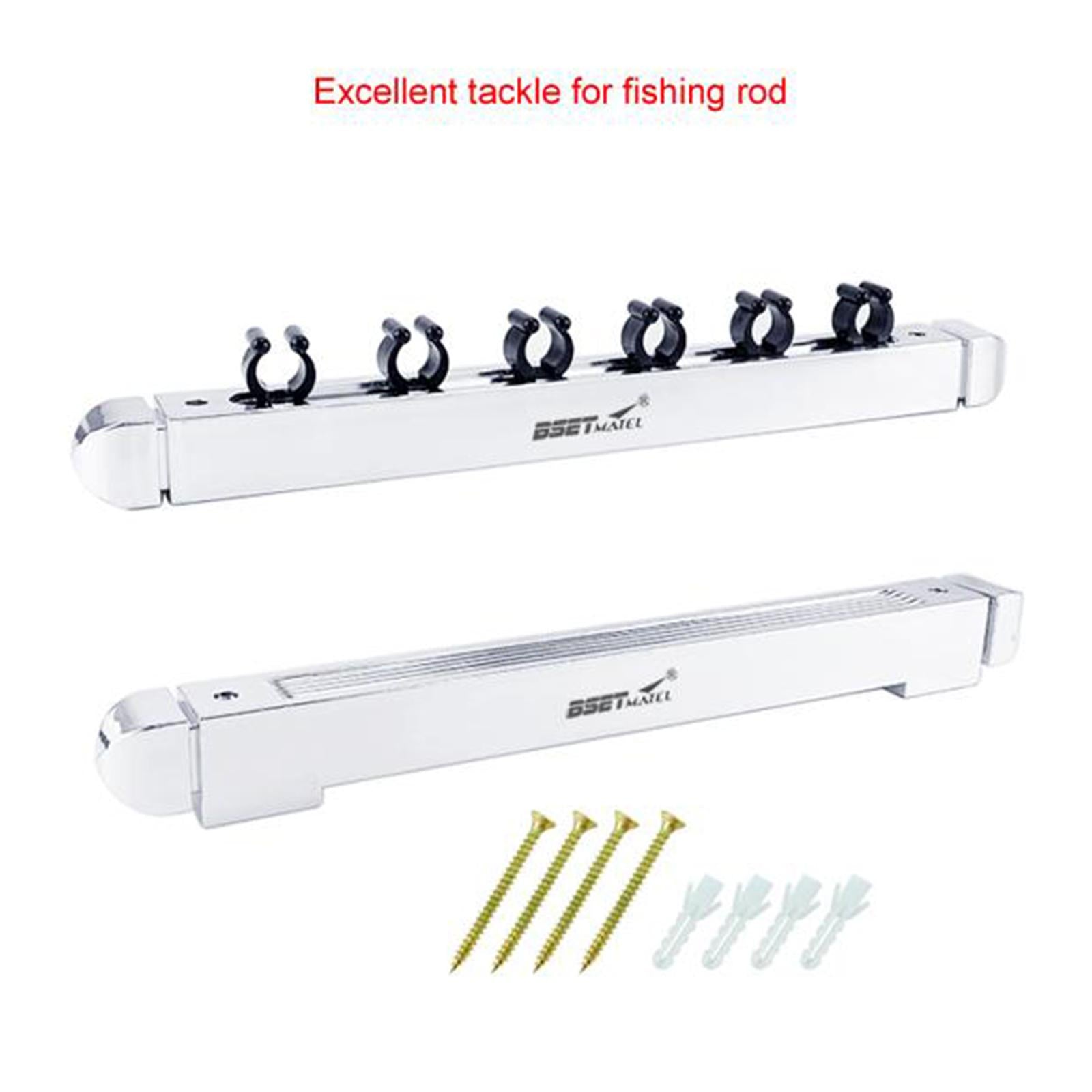 Multifunction Wall Mount Fishing Rod Rack for Garage Fishing Gear Basement
