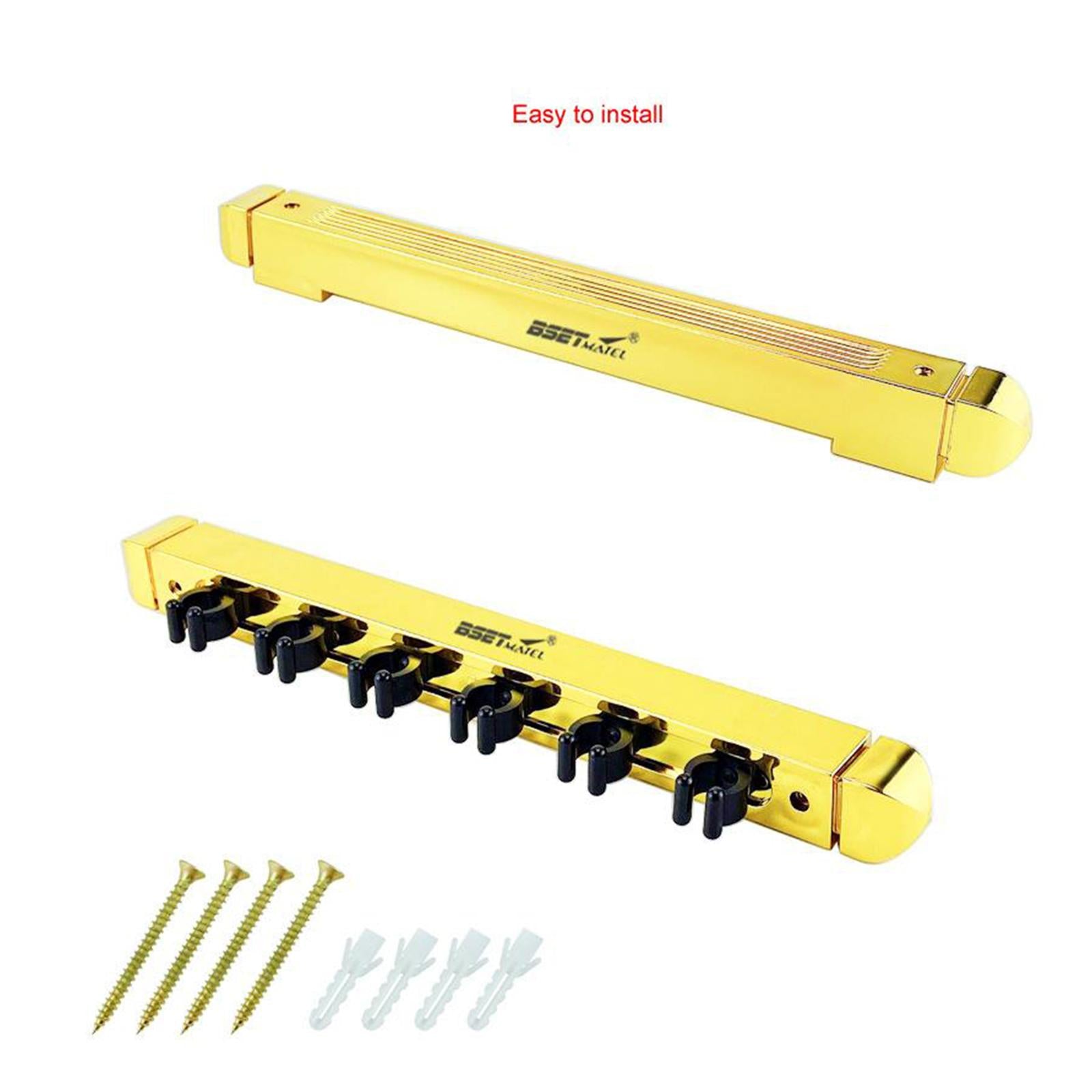 Portable Wall Mount 6 Holes Fishing Rod Rack for Garage DIY Gear Gifts Cabin