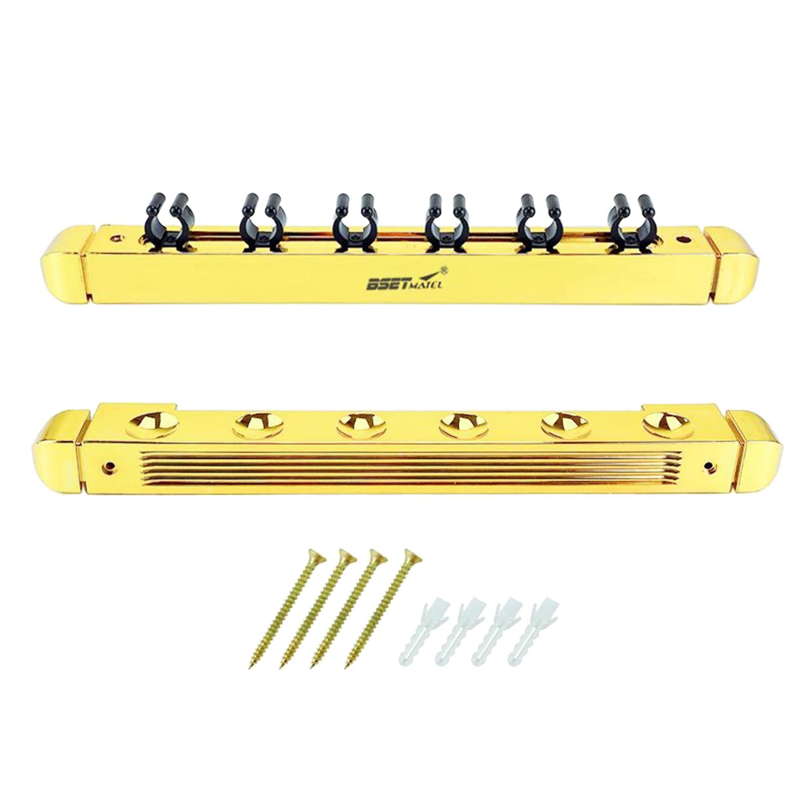 Portable Wall Mount 6 Holes Fishing Rod Rack for Garage DIY Gear Gifts Cabin