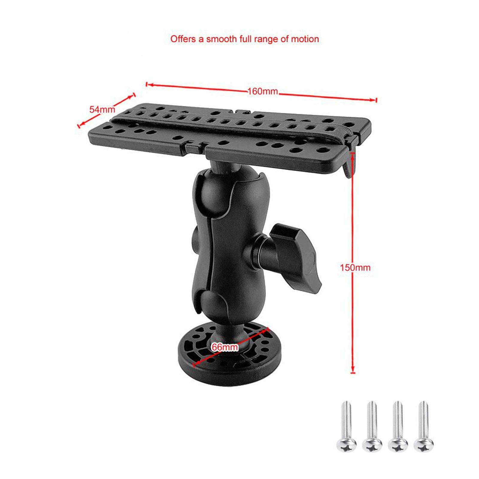 Marine Boat Fishfinders Mount Base Universal Mounting Plate Kayak Supporter