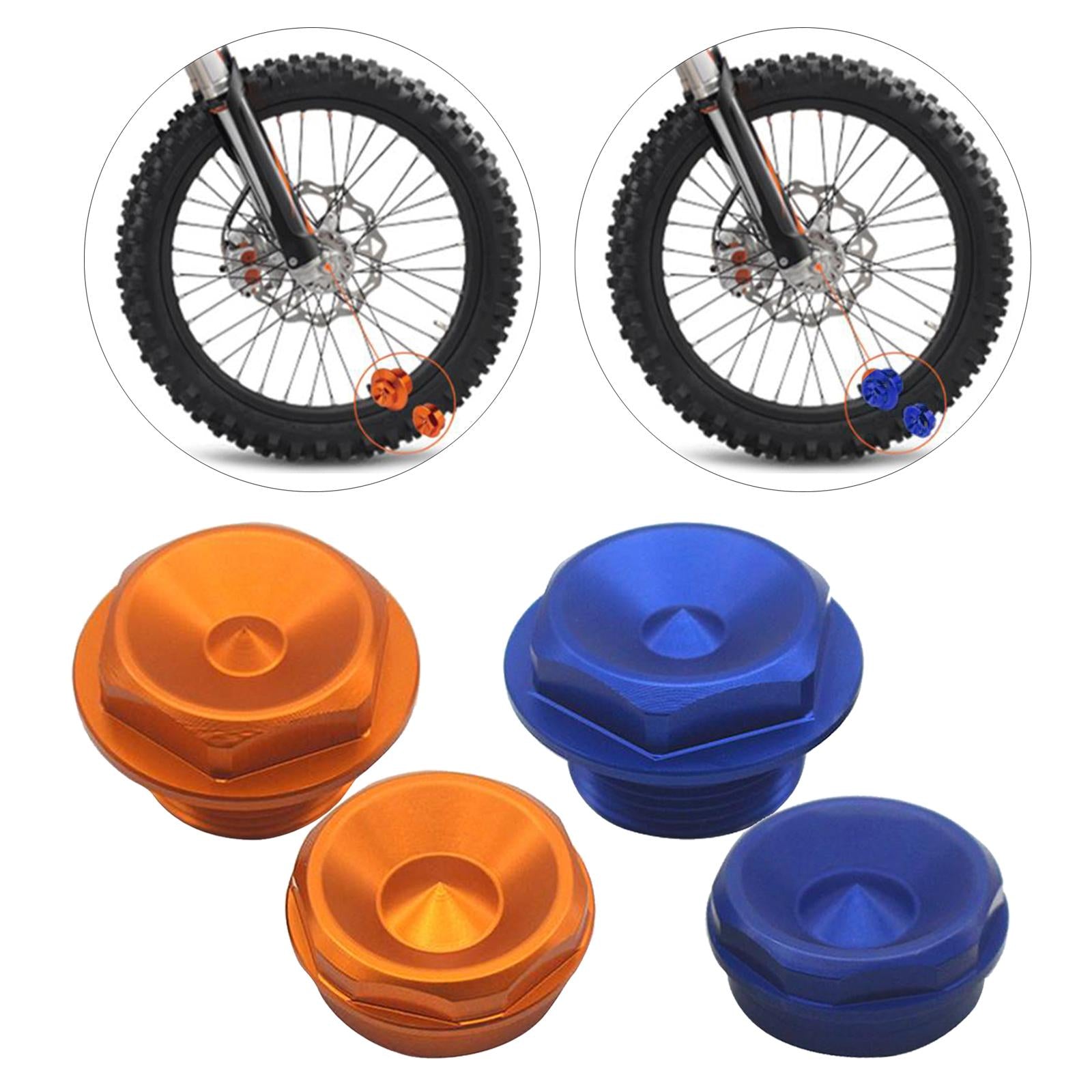 Aluminum Front Wheel Axle Lock Rim Nut M20XP1.5 For Husqvarna FC250 Orange