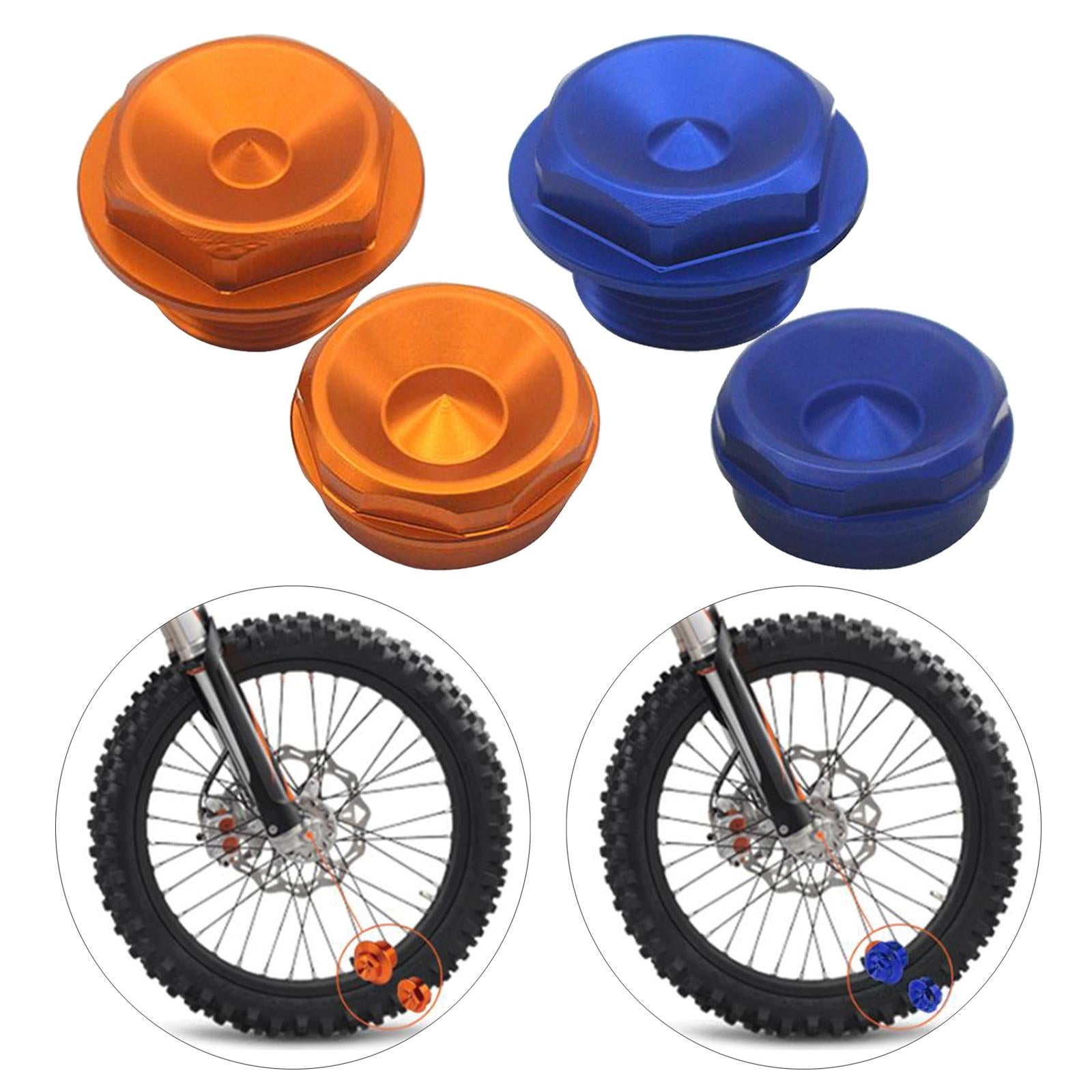 Aluminum Front Wheel Axle Lock Rim Nut M20XP1.5 For Husqvarna FC250 Orange