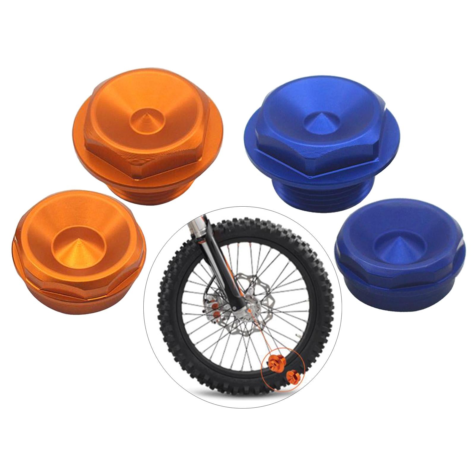 Aluminum Front Wheel Axle Lock Rim Nut M20XP1.5 For Husqvarna FC250 Orange