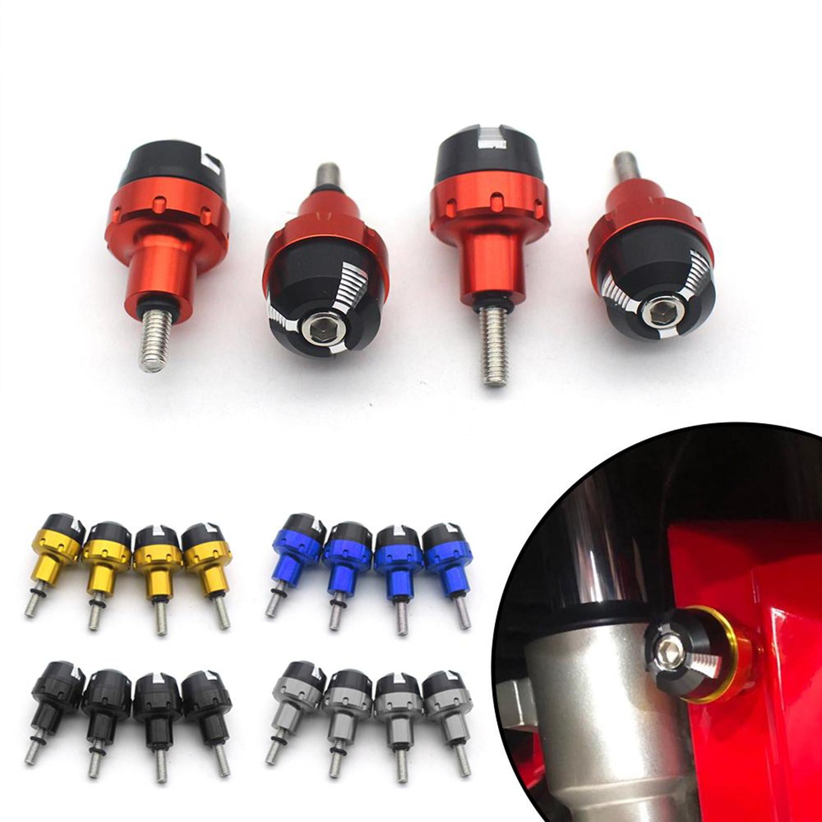 Fender 6mm Slider Mounting Screw Bolt Fork Protector For N-MAX 155 125 Red