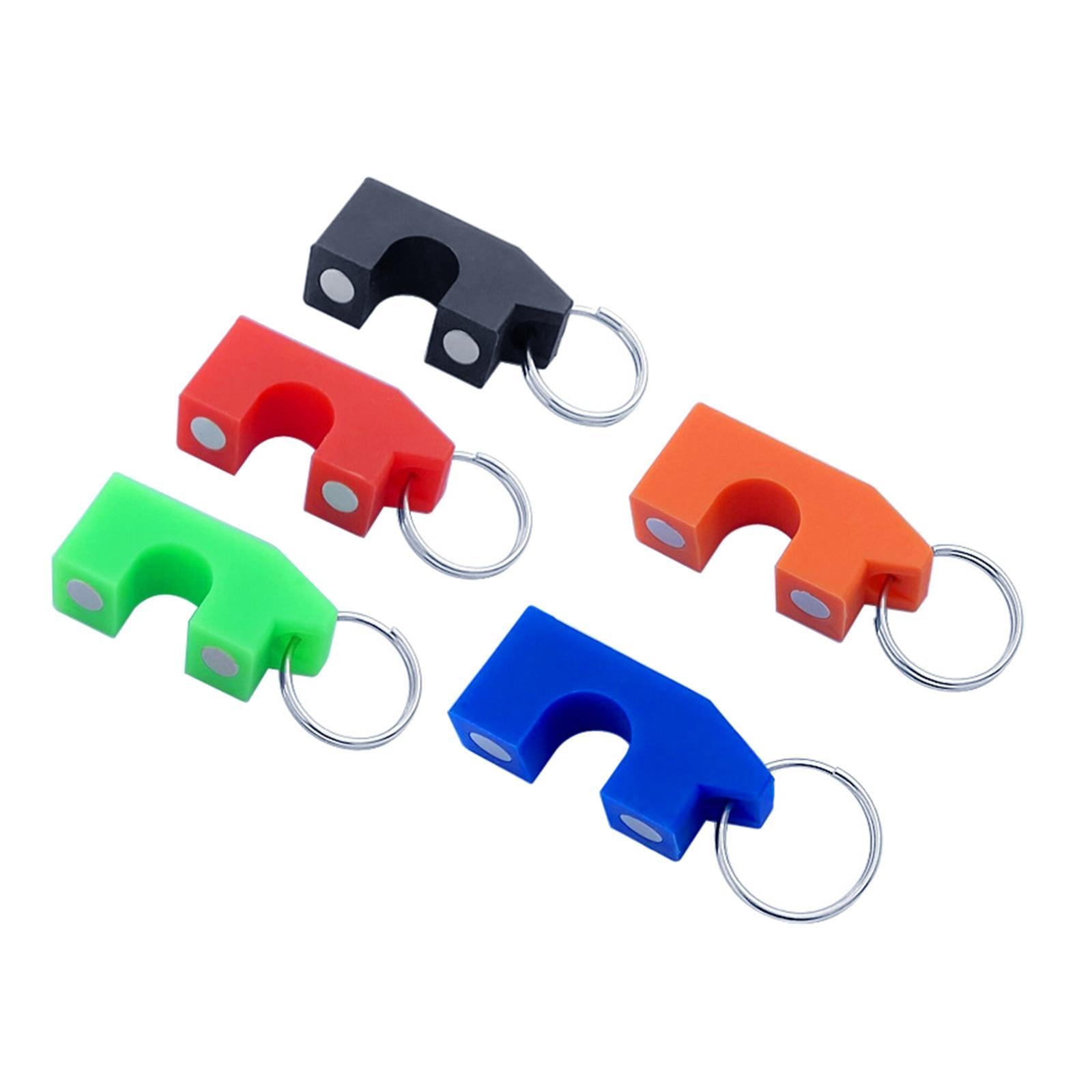 Magnetic Fishing Rod Clips Holding Hole Size 1.9cm/0.75 blue"