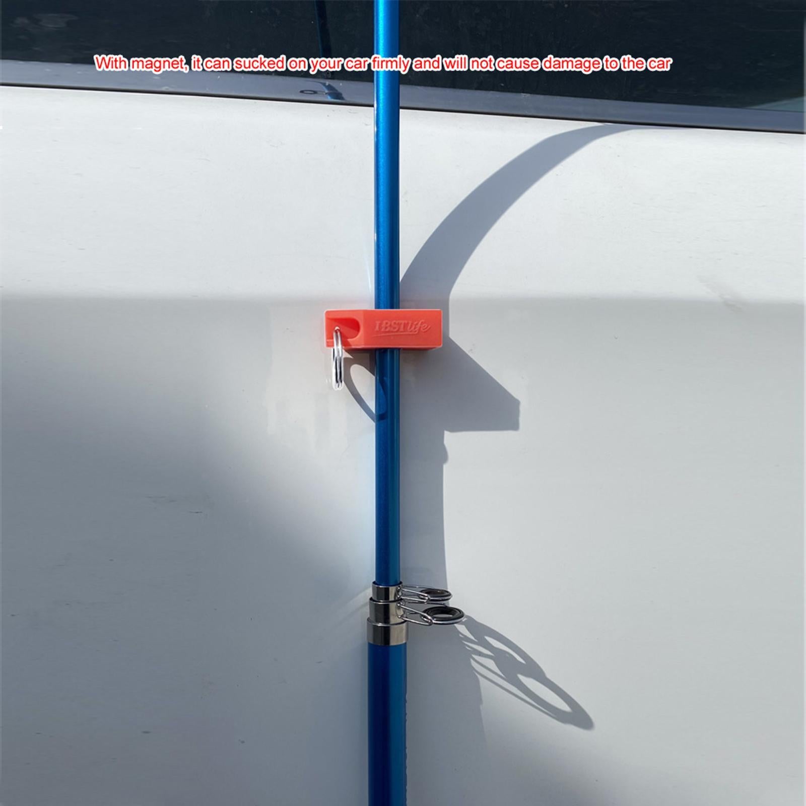 Magnetic Fishing Rod Clips Holding Hole Size 1.9cm/0.75 blue"
