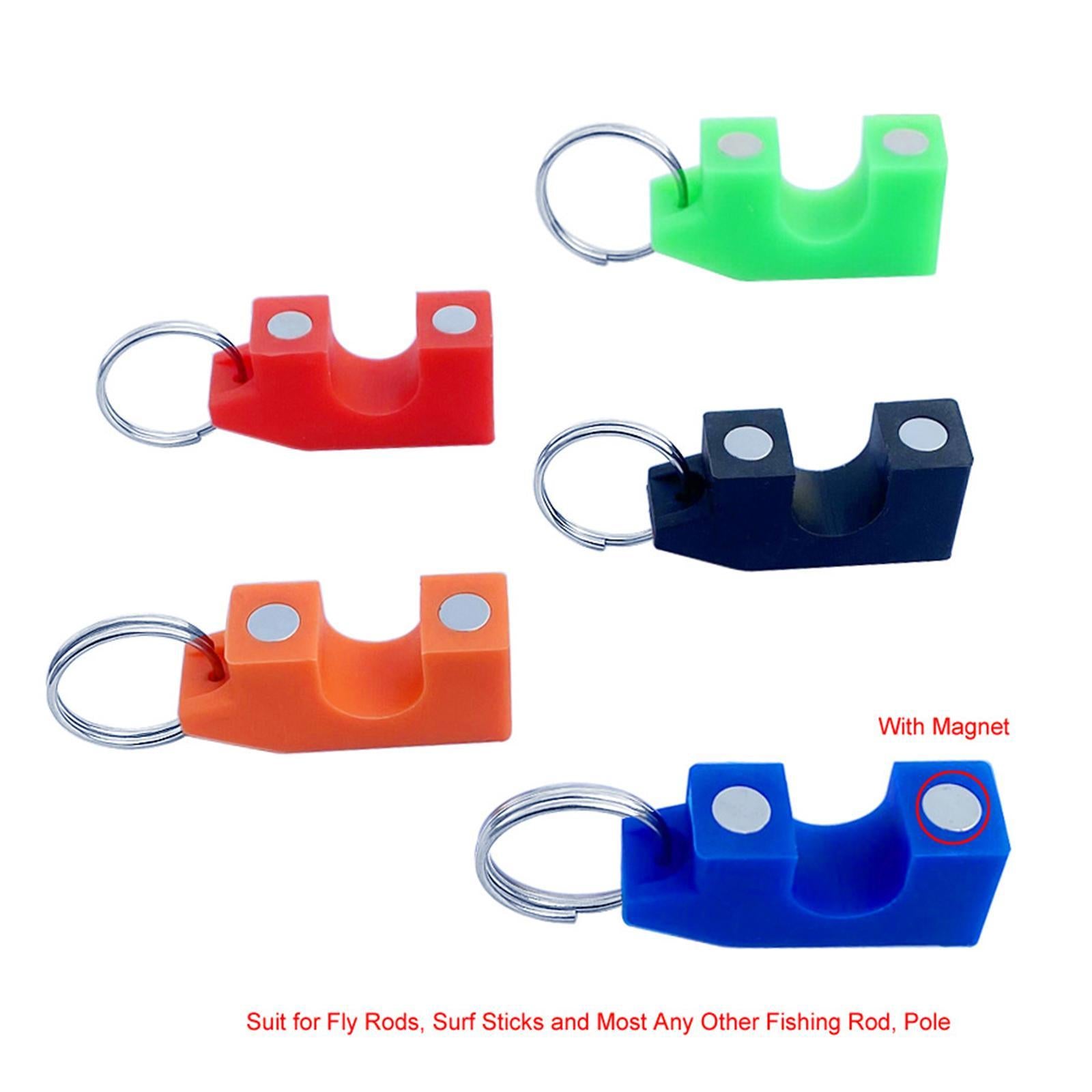 Magnetic Fishing Rod Clips Holding Hole Size 1.9cm/0.75 blue"