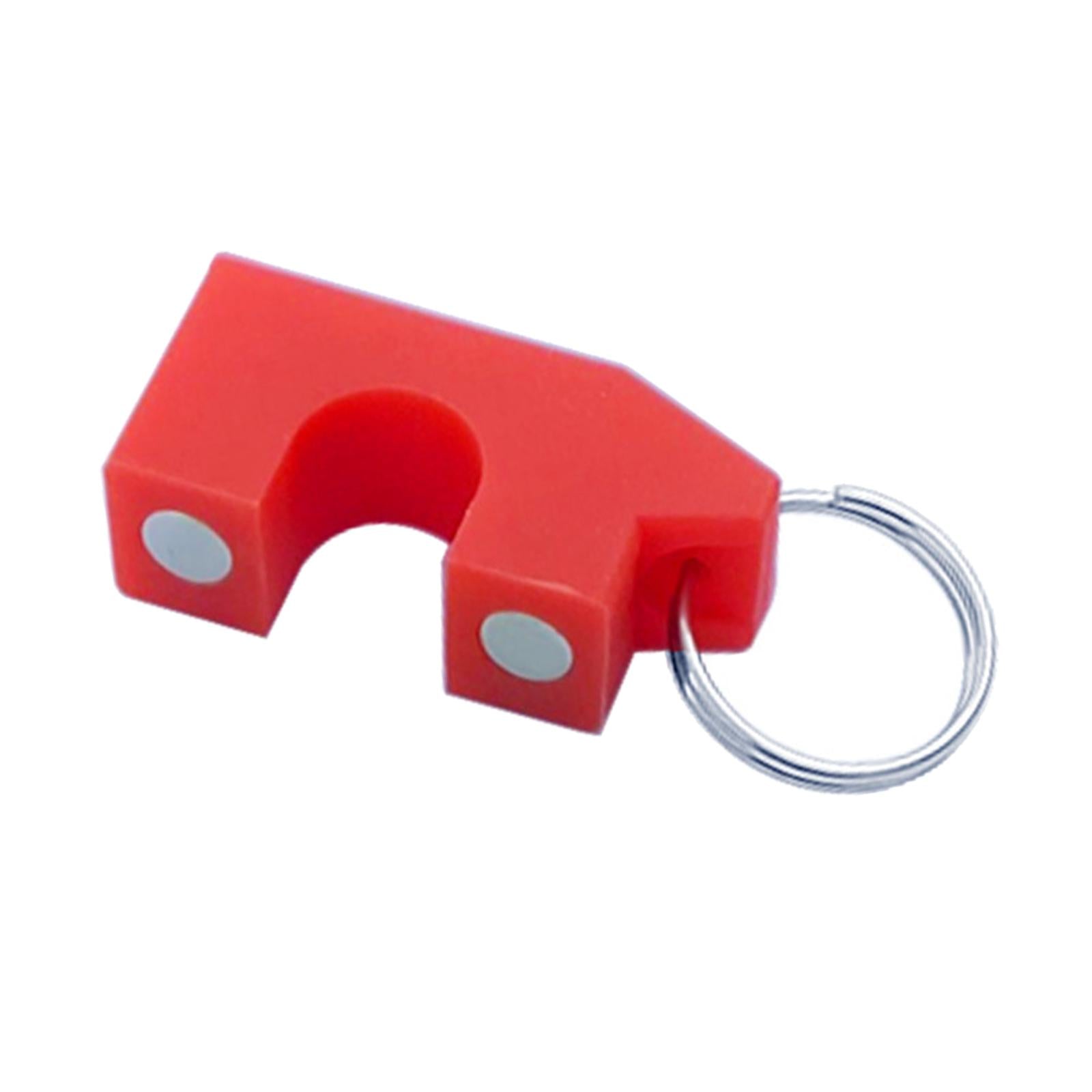 Magnetic Fishing Rod Clips Holding Hole Size 1.9cm/0.75 red"