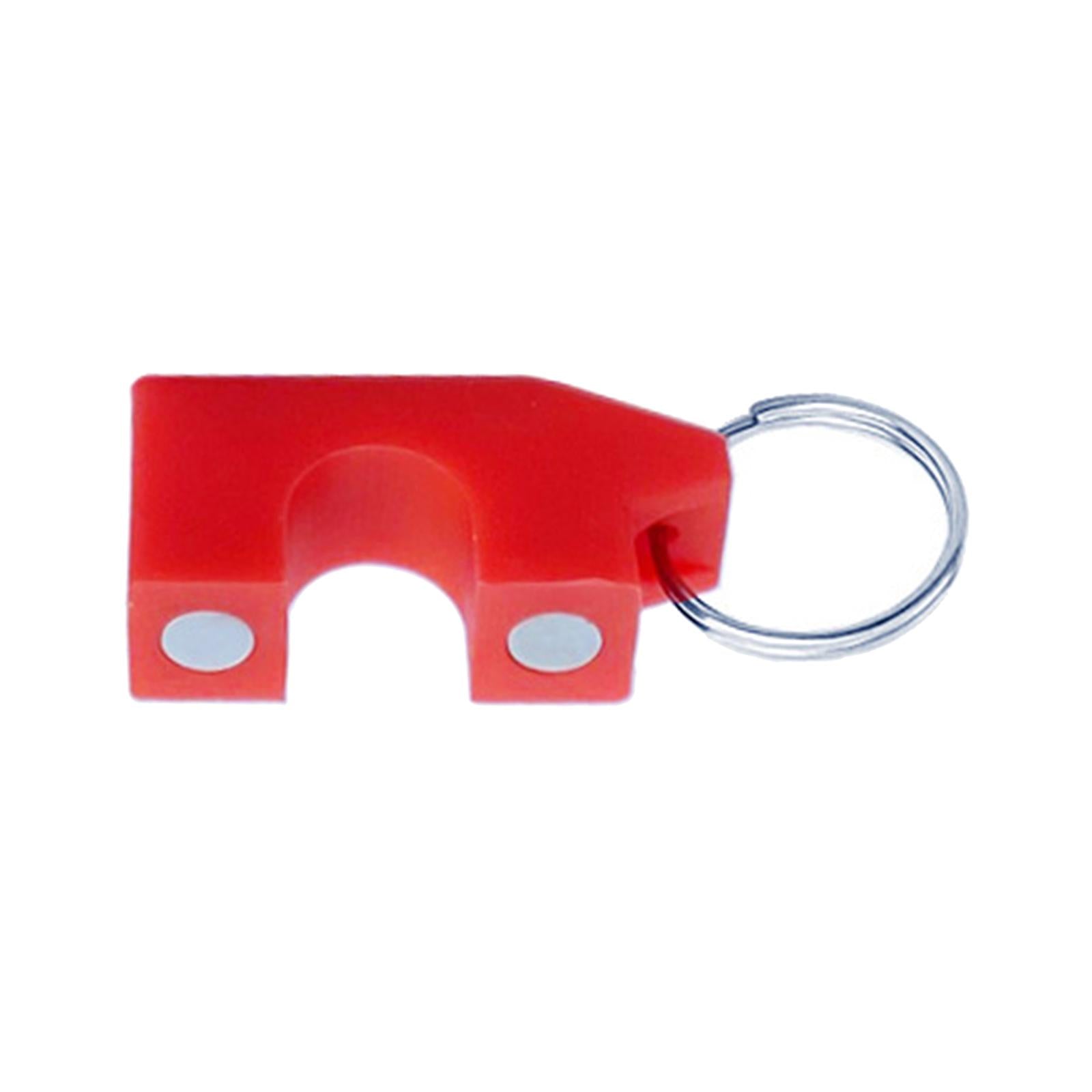 Magnetic Fishing Rod Clips Holding Hole Size 1.9cm/0.75 red"