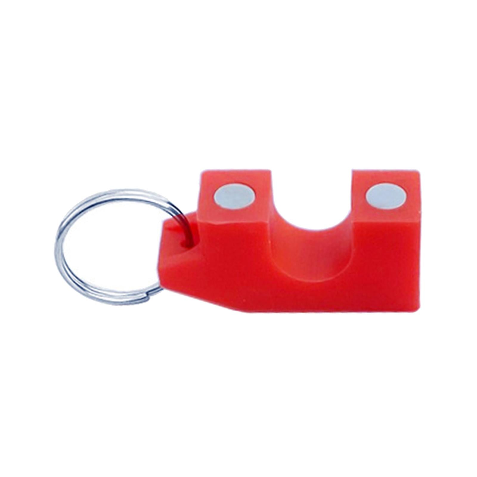 Magnetic Fishing Rod Clips Holding Hole Size 1.9cm/0.75 red"