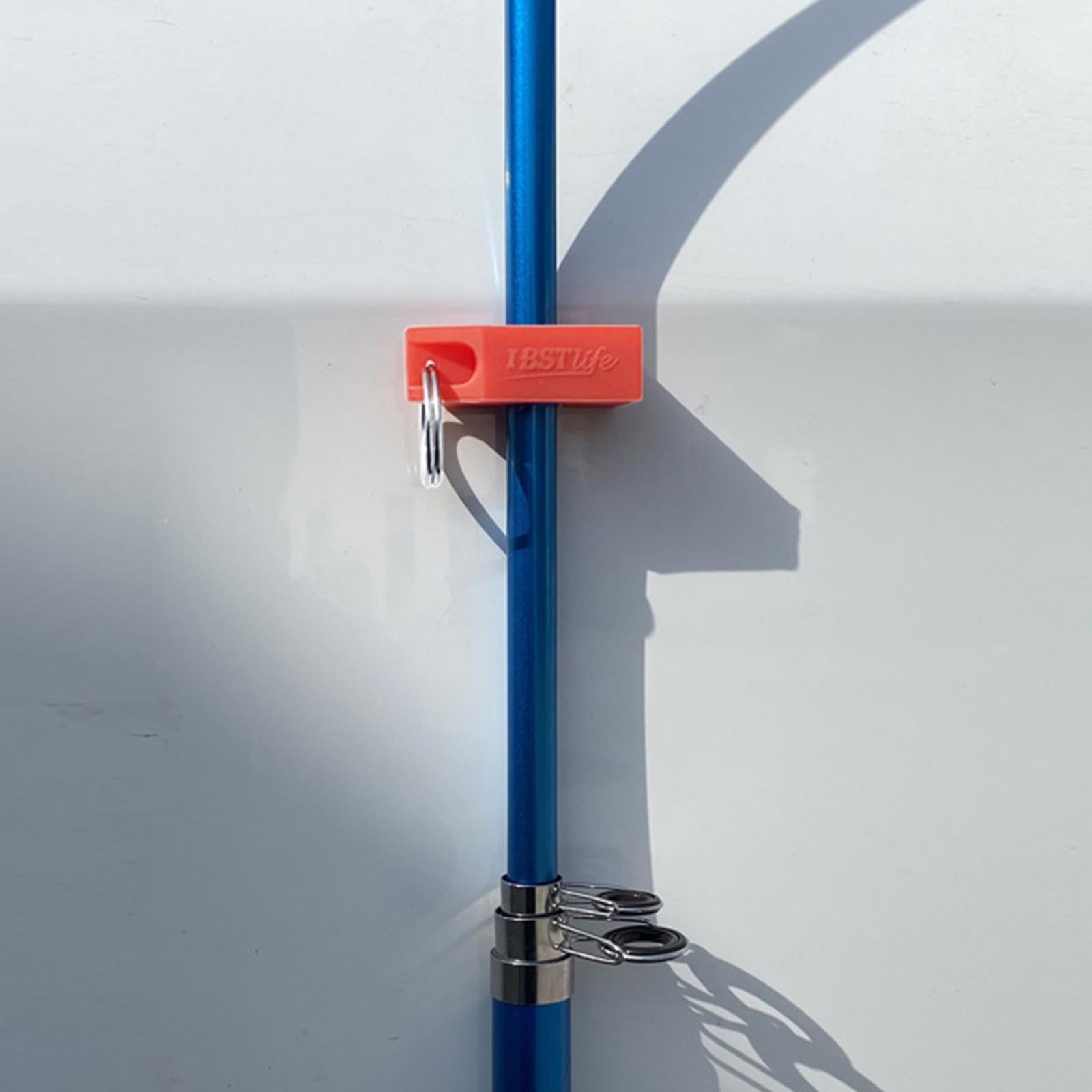 Magnetic Fishing Rod Clips Holding Hole Size 1.9cm/0.75 red"
