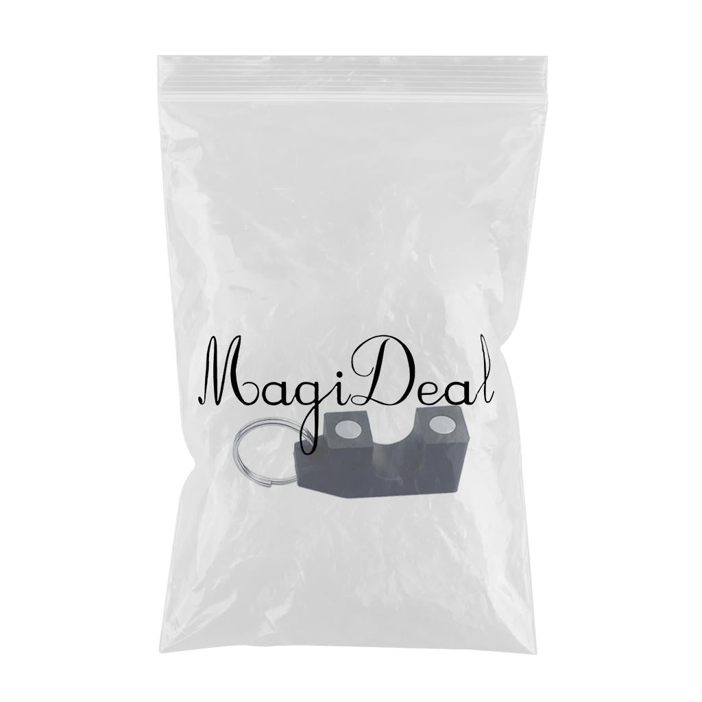Magnetic Fishing Rod Clips Holding Hole Size 1.9cm/0.75 black"