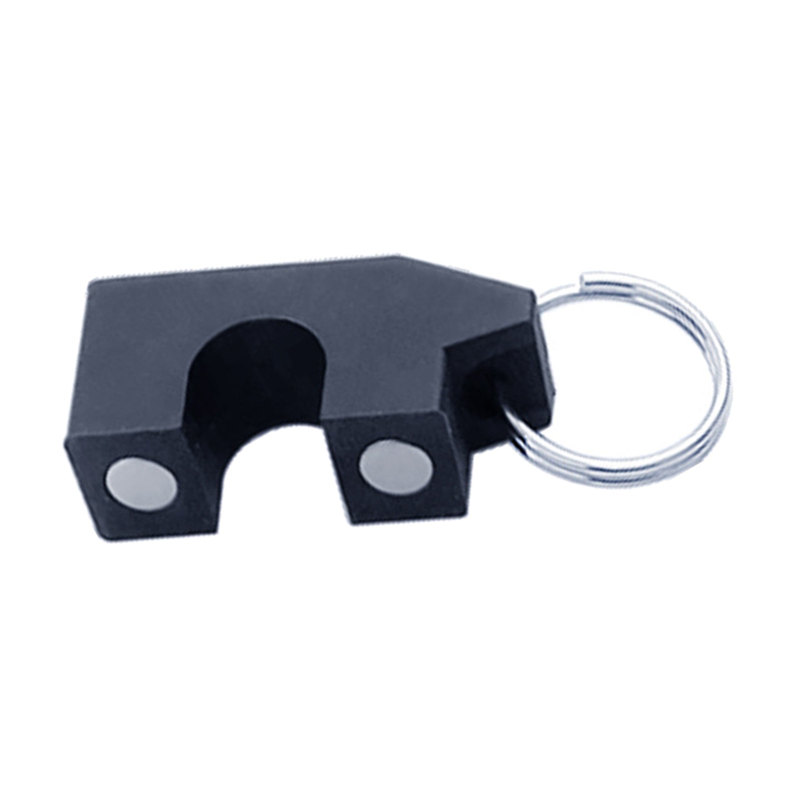 Magnetic Fishing Rod Clips Holding Hole Size 1.9cm/0.75 black"
