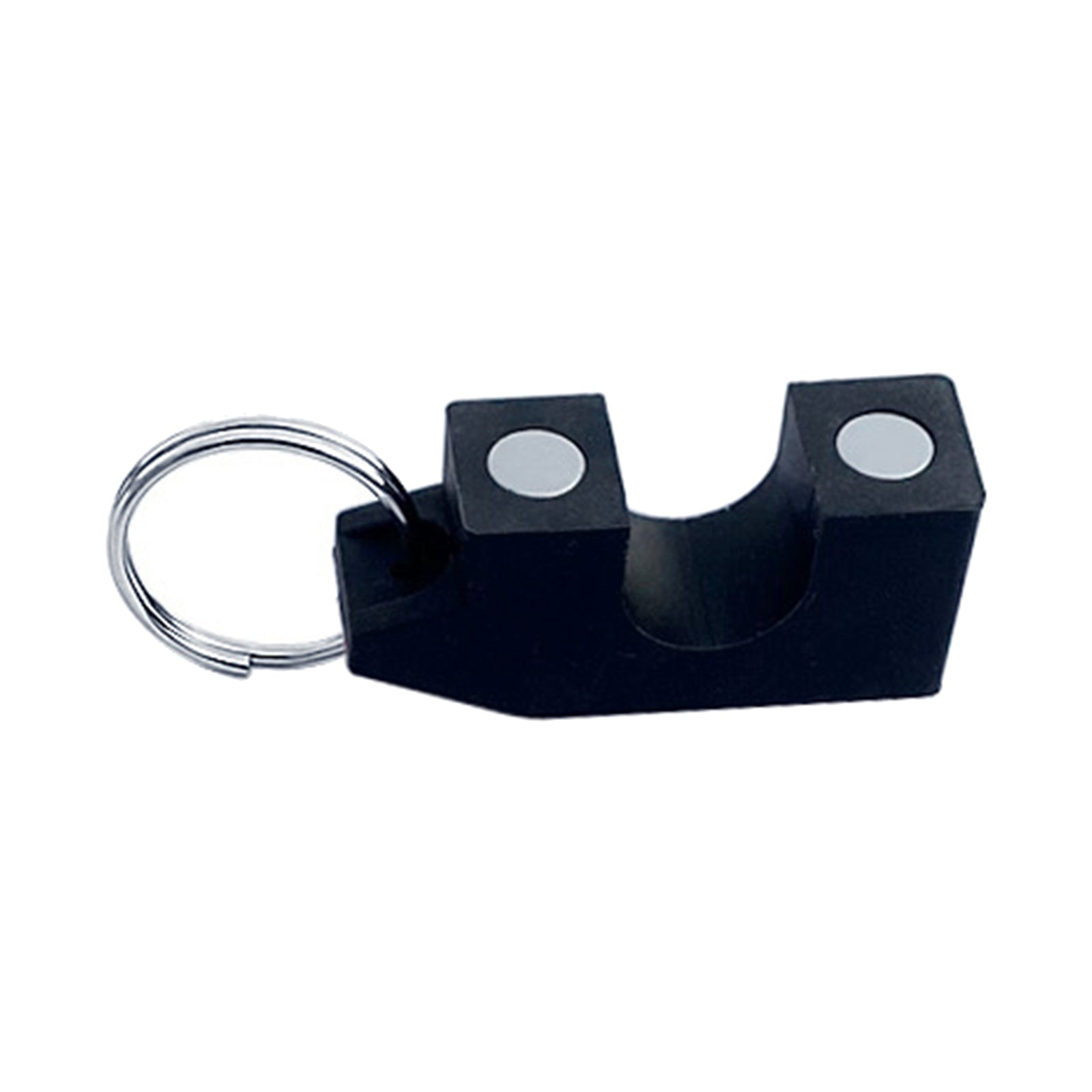 Magnetic Fishing Rod Clips Holding Hole Size 1.9cm/0.75 black"