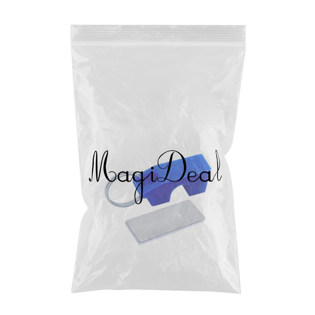 Magnetic Fishing Rod Clips Holding Hole Size 1.9cm/0.75 blue with sheet"