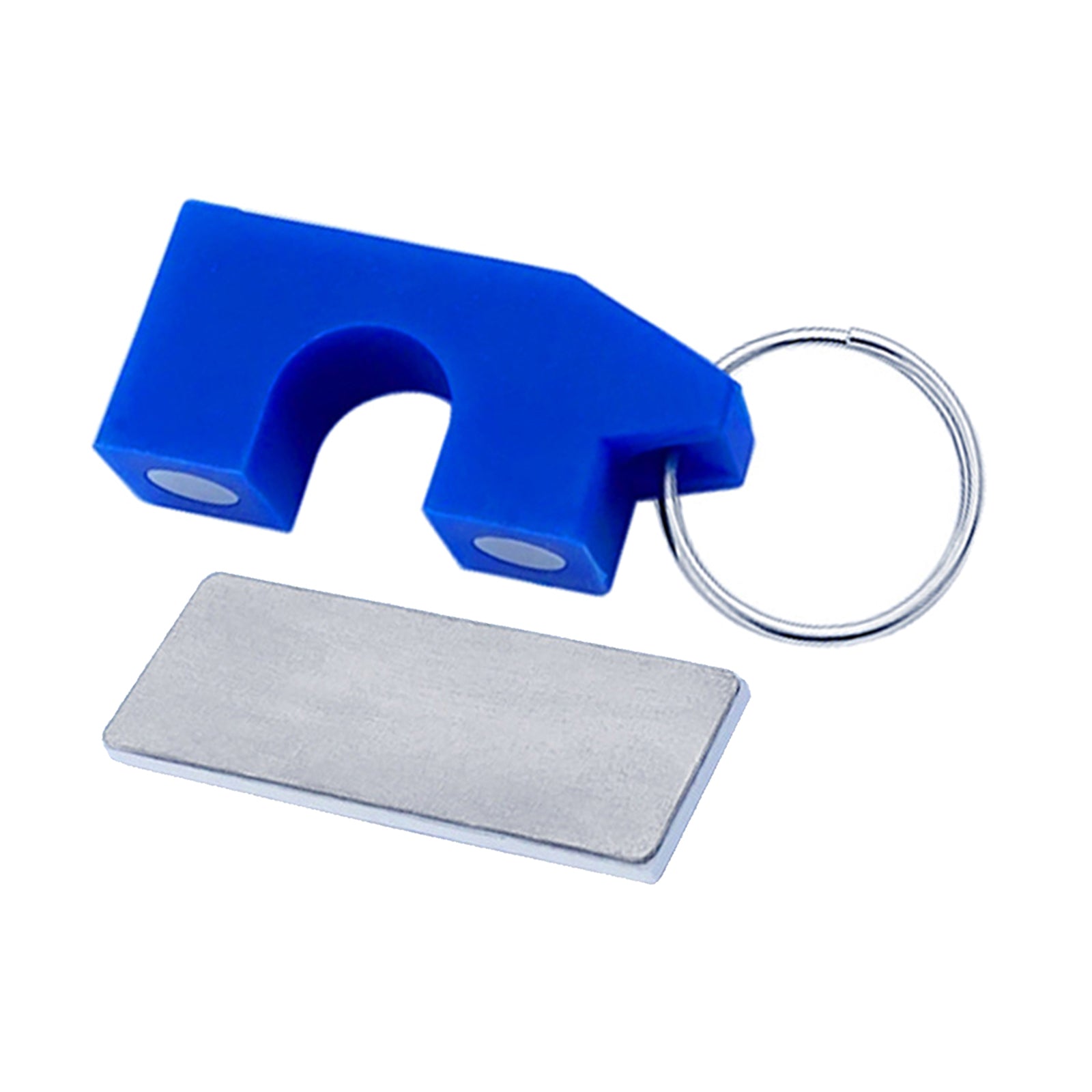 Magnetic Fishing Rod Clips Holding Hole Size 1.9cm/0.75 blue with sheet"