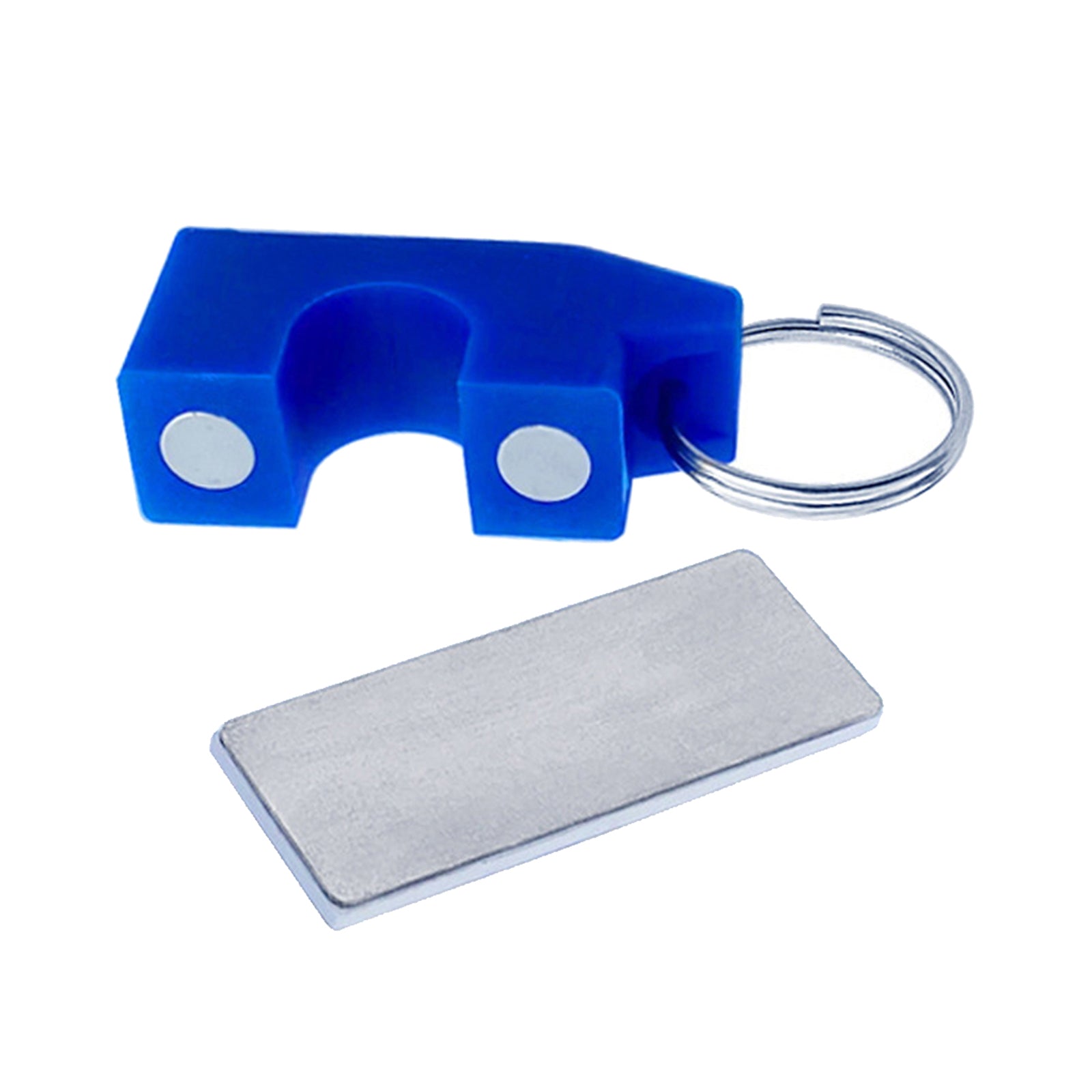 Magnetic Fishing Rod Clips Holding Hole Size 1.9cm/0.75 blue with sheet"