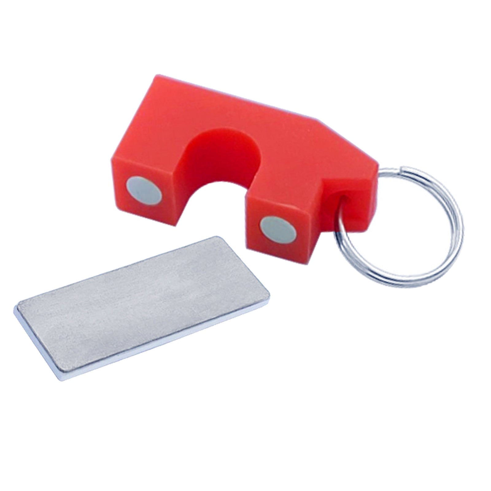 Magnetic Fishing Rod Clips Holding Hole Size 1.9cm/0.75 red with sheet"