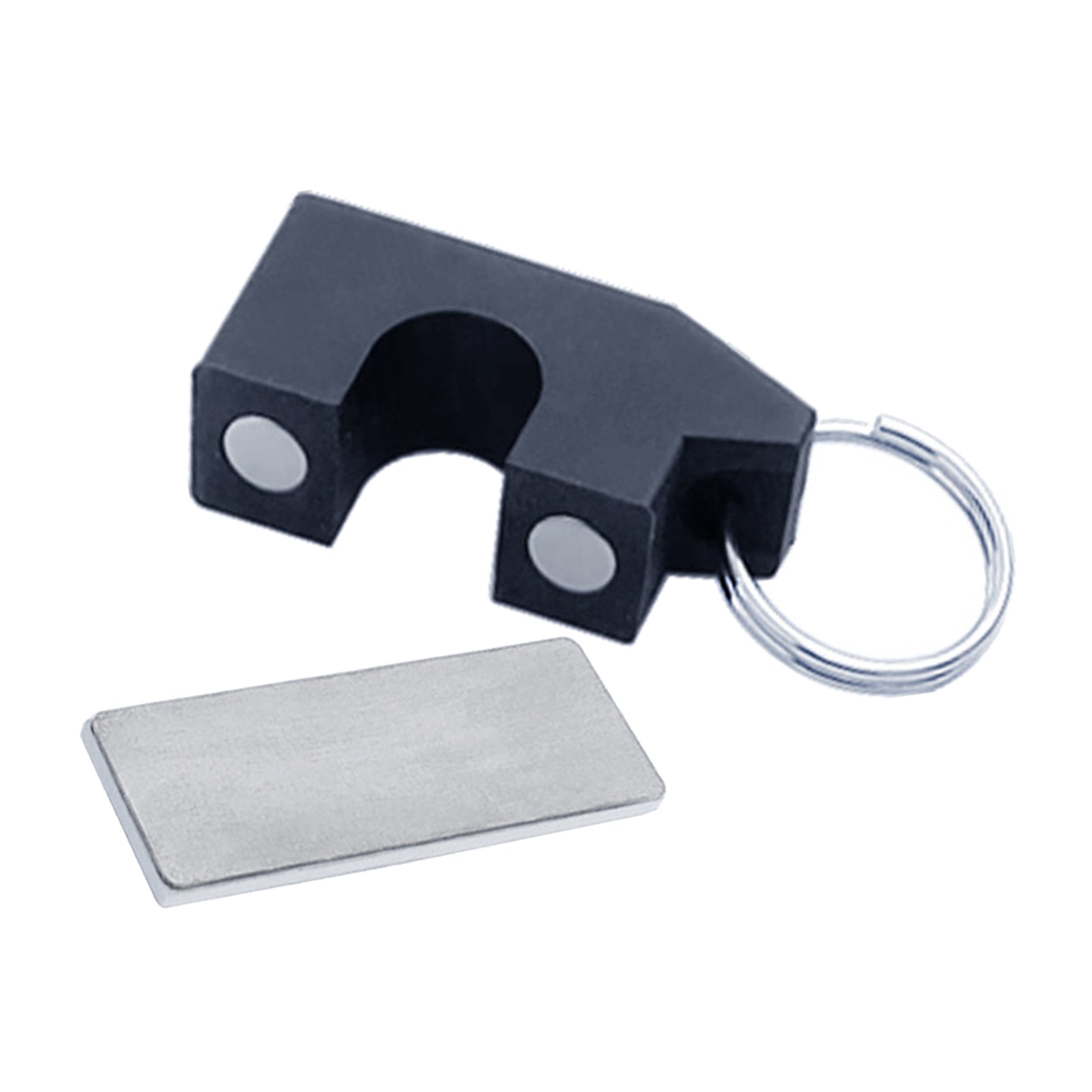 Magnetic Fishing Rod Clips Holding Hole Size 1.9cm/0.75 black with sheet"