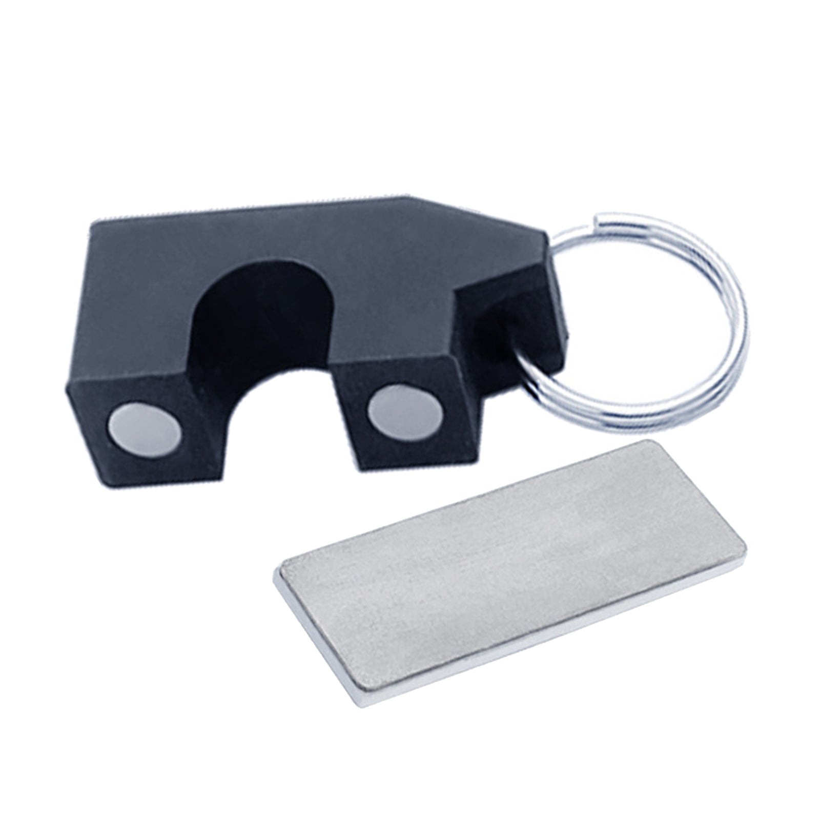 Magnetic Fishing Rod Clips Holding Hole Size 1.9cm/0.75 black with sheet"